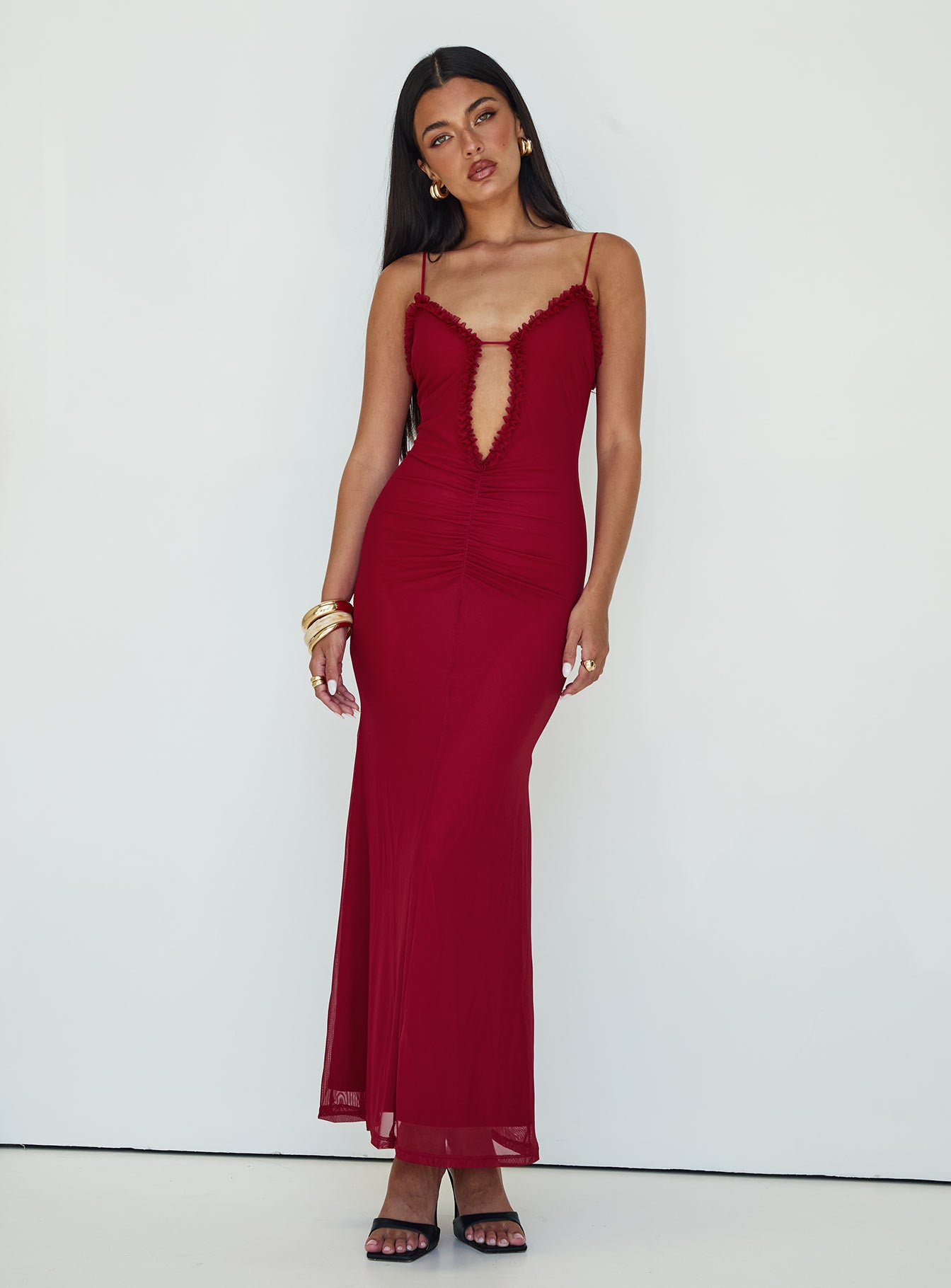 Capisce Maxi Dress Red - Image 5
