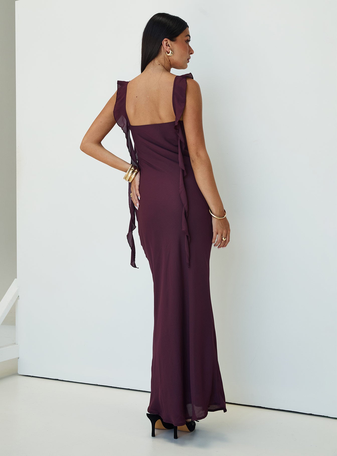 Lanai Maxi Dress Plum - Image 11