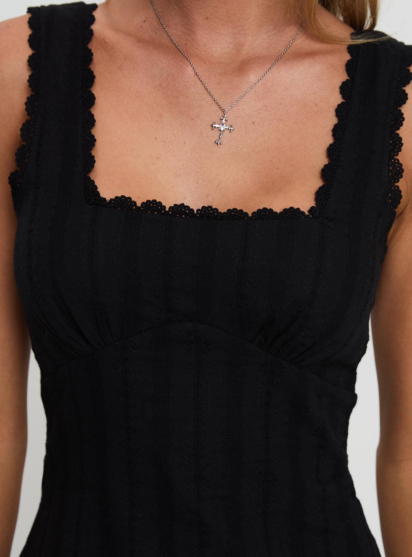 Dasha Mini Dress Black - Image 6
