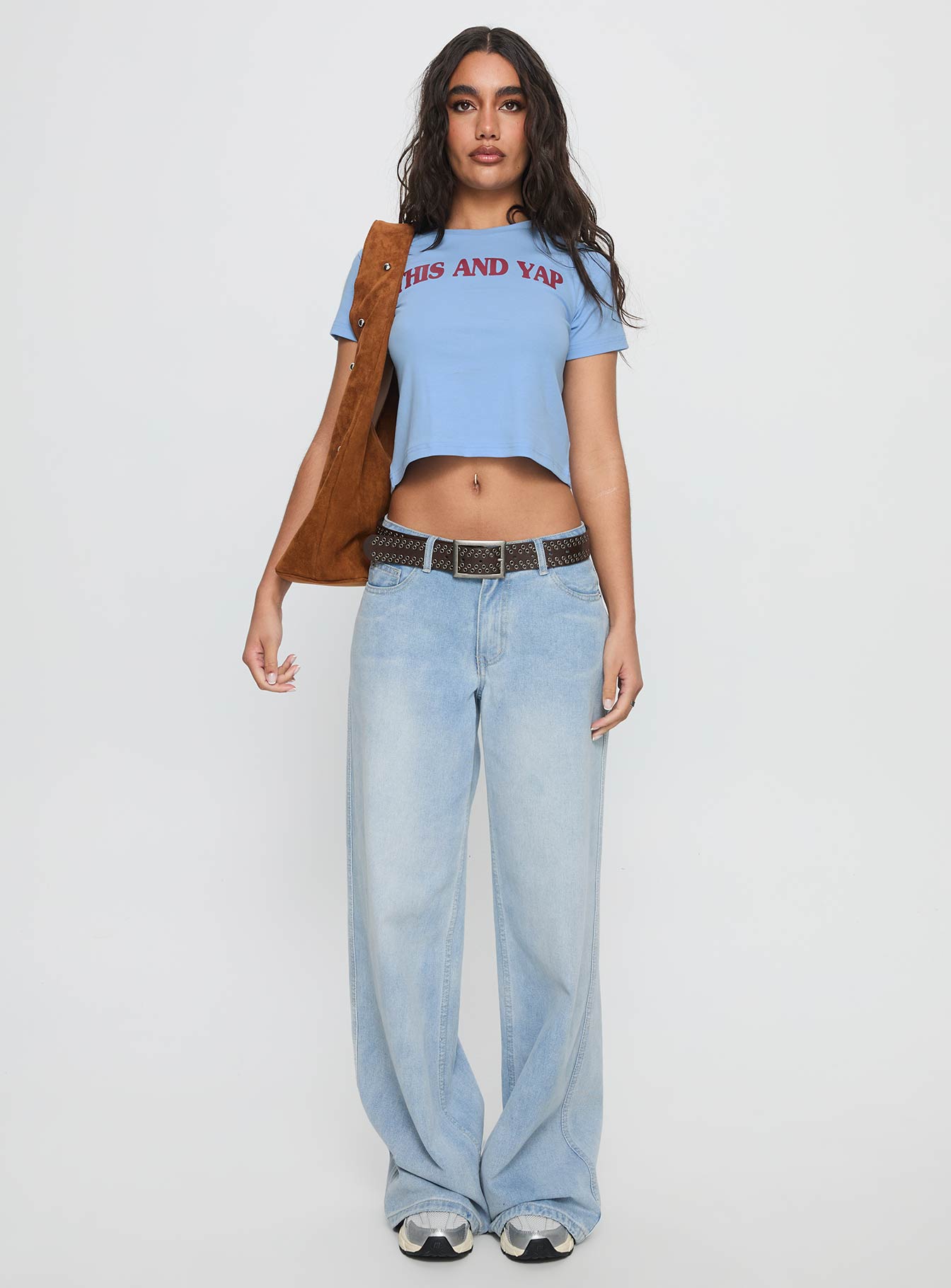 This And Yap Graphic Top Blue Red - Image 6