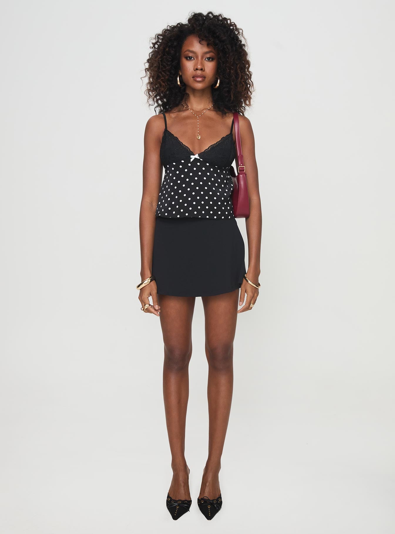 Castien Top Black Polka - Image 7
