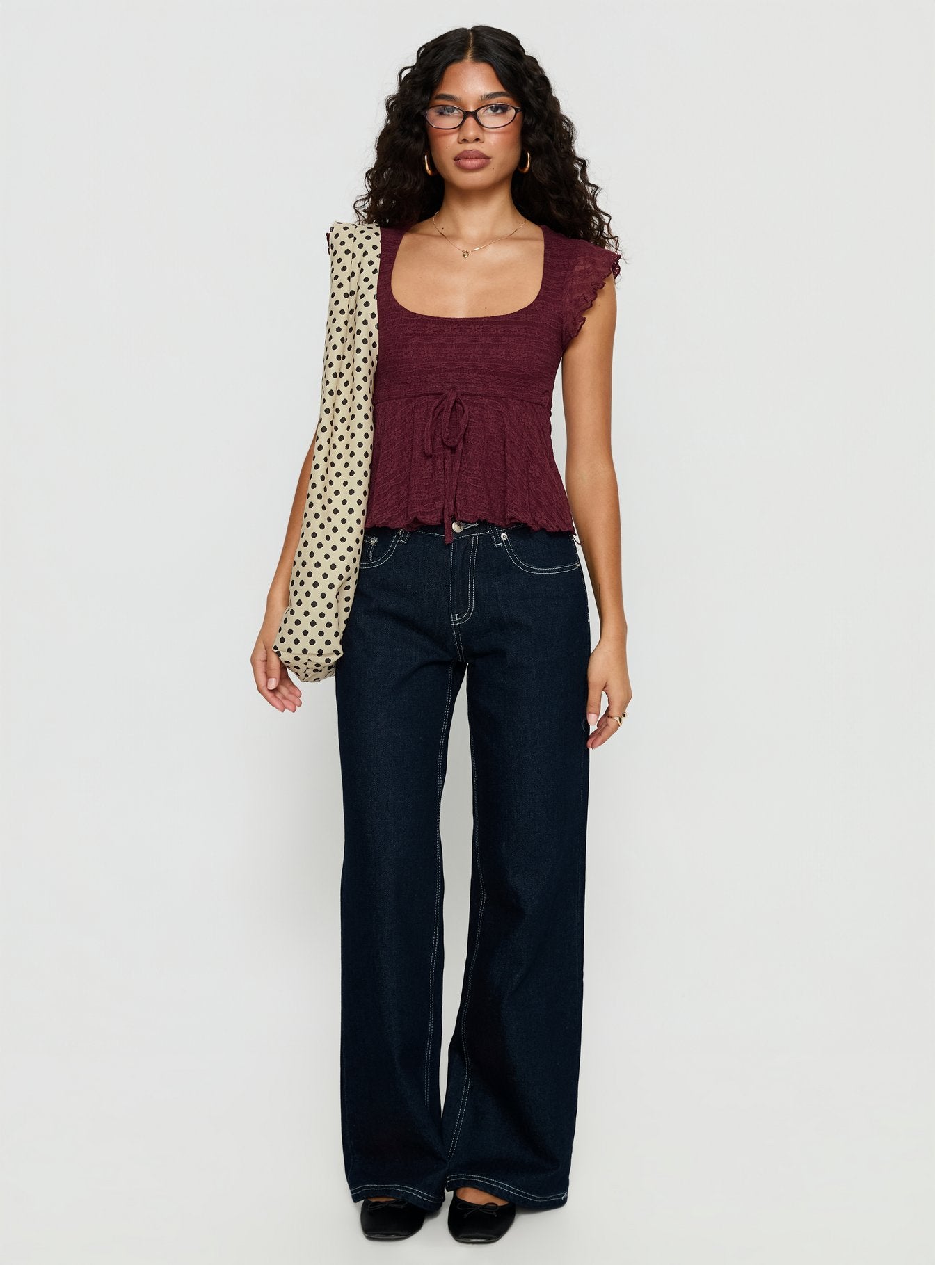 Auroraah Frill Top Cherry - Image 7