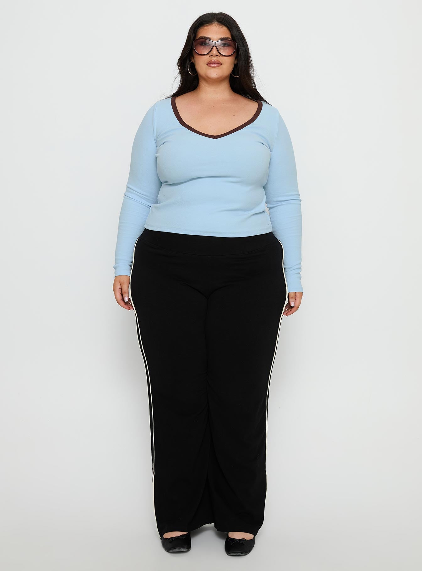 Ascenda Straight Leg Track Pant Black Curve - Image 6