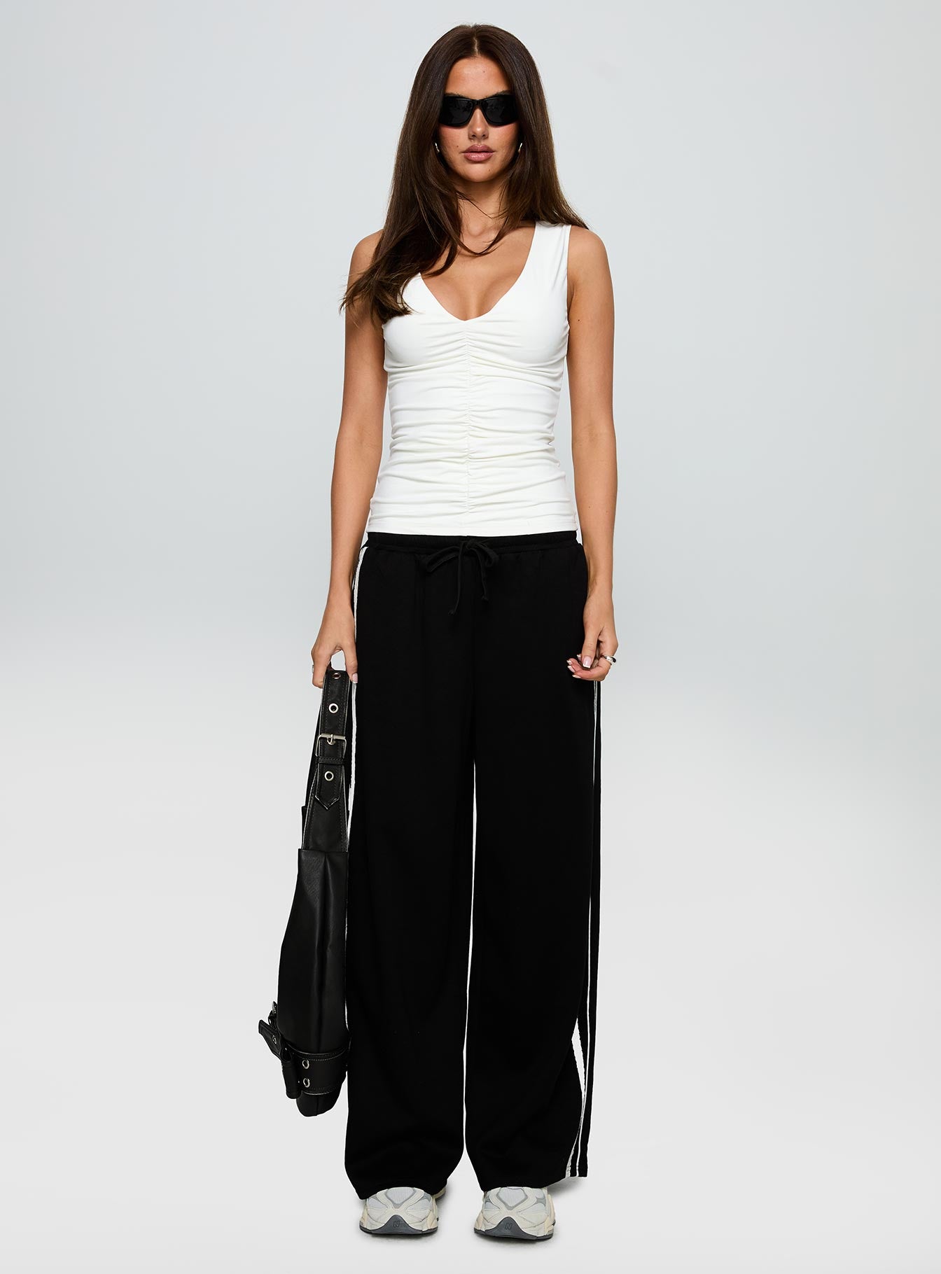 Loving Is Easy Ruched Top White - Image 7