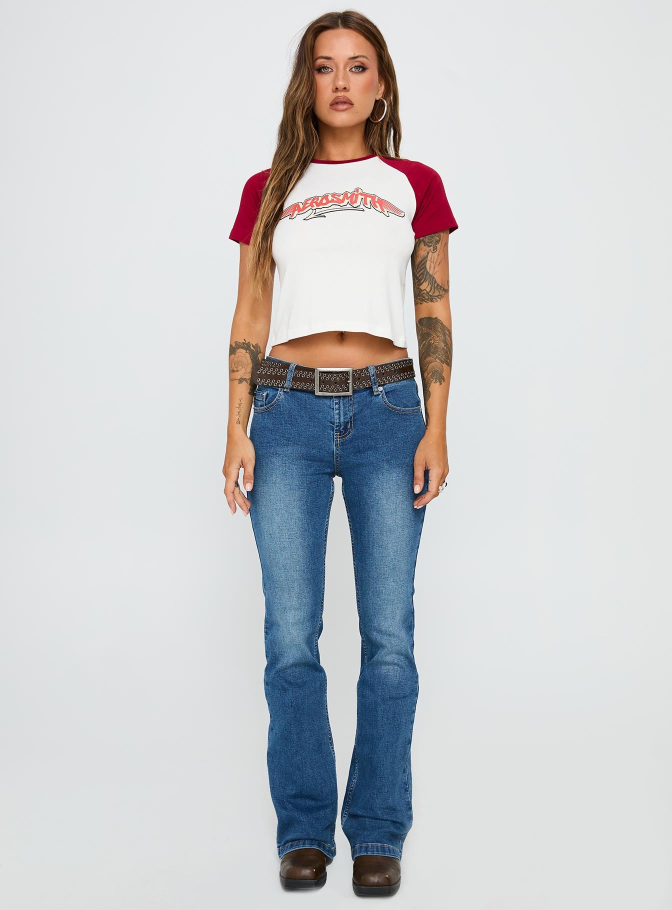 Let Rock Rule Graphic Top White Red - Image 6