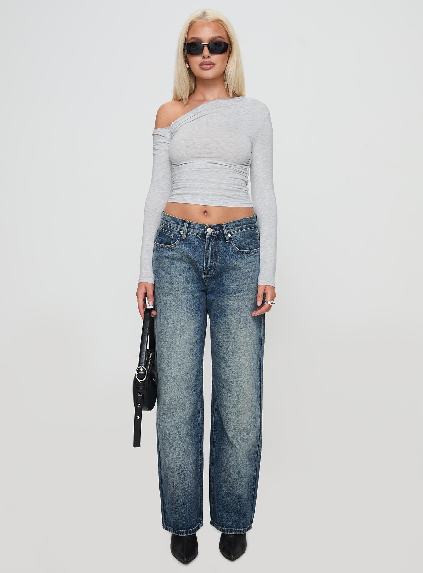 Beller Long Sleeve Top Grey - Image 7