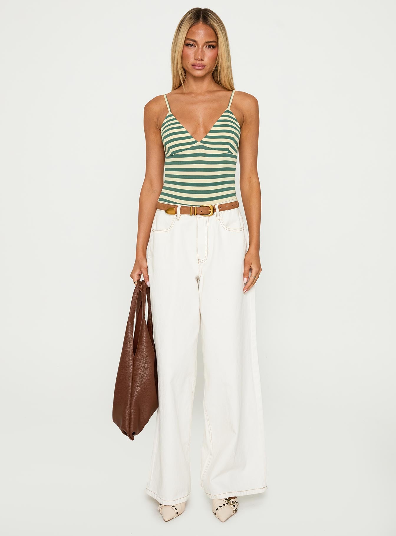 Like A Daydream Bodysuit Green Cream - Image 7