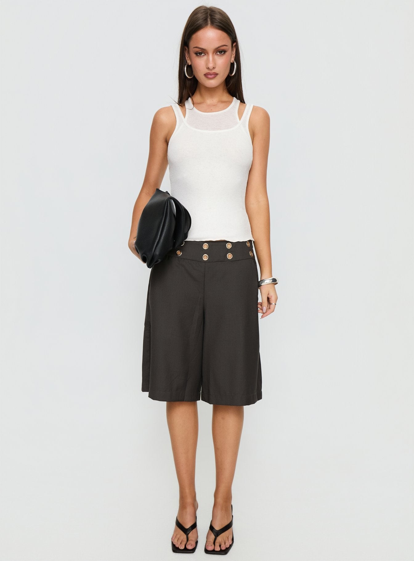 Teza Eyelet Jorts Grey - Image 7
