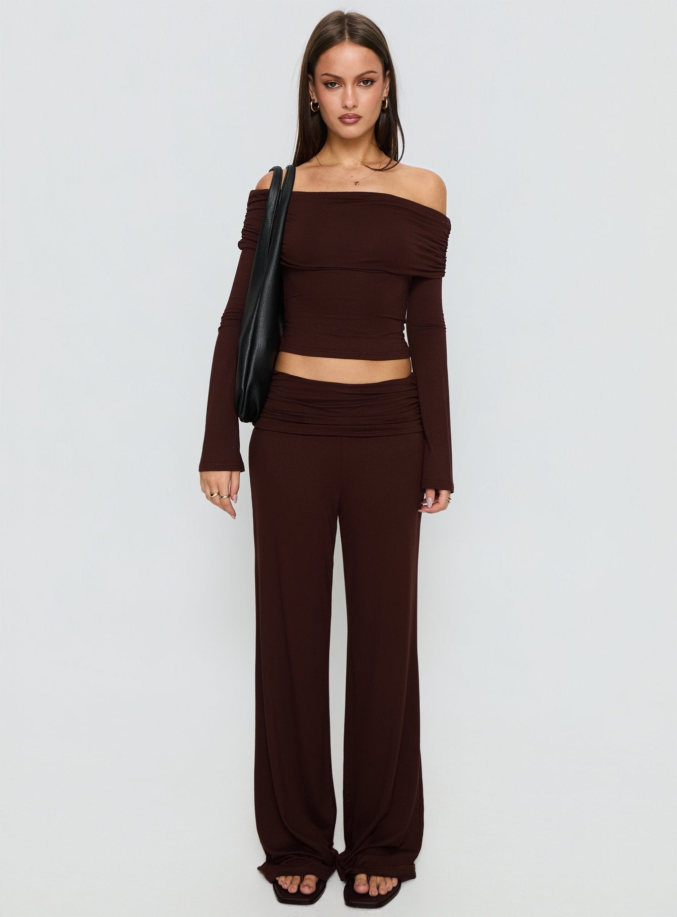 Fawne Long Sleeve Top Brown - Image 7