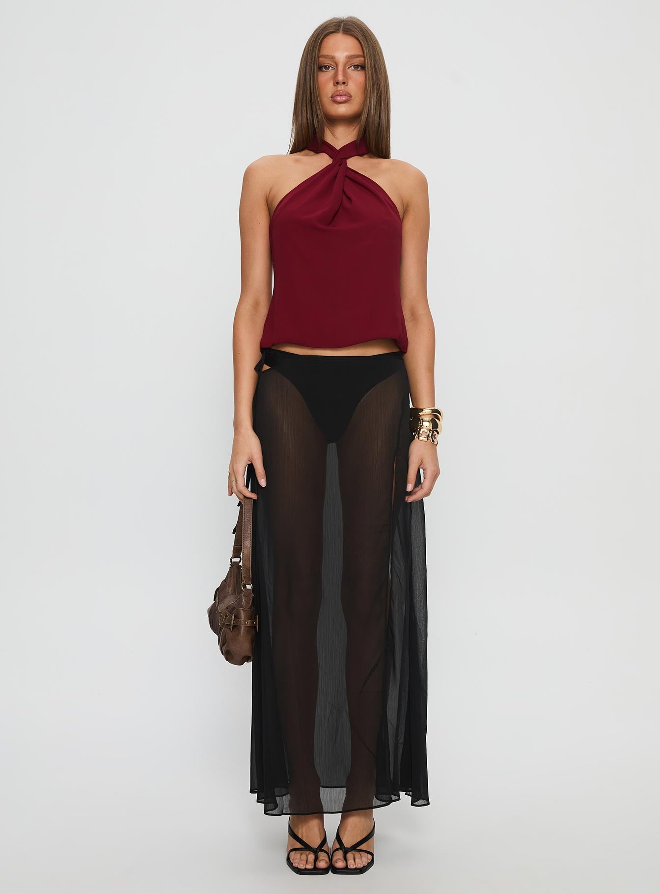 Adalynne Twist Front Top Red - Image 6