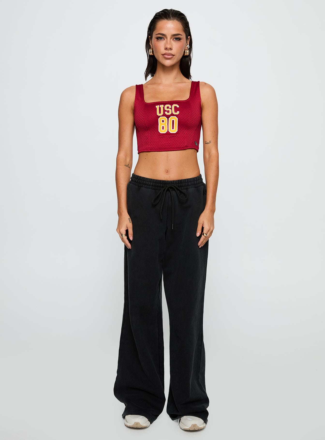 Usc Jersey Corset Top Cardinal - Image 7