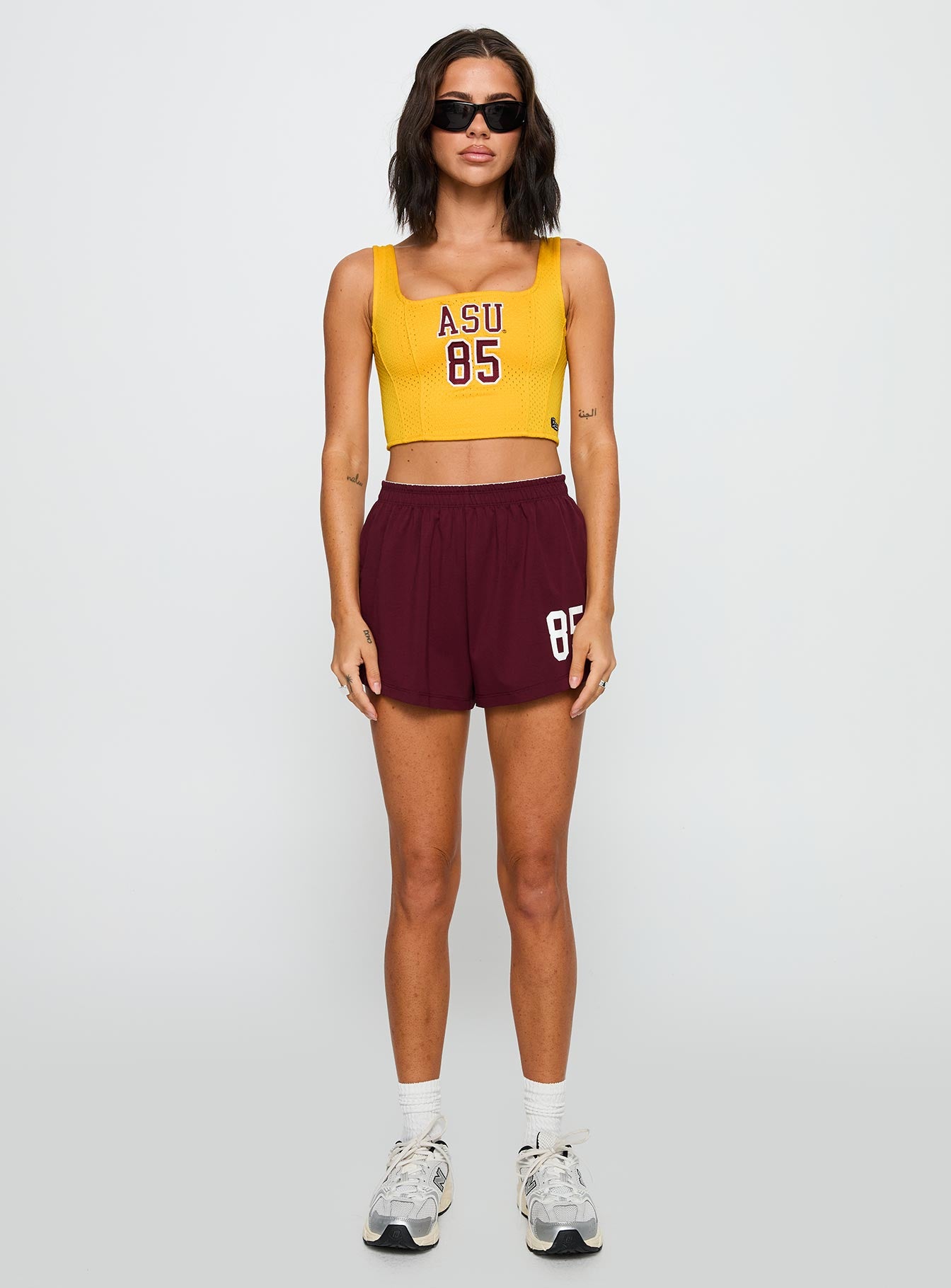 Asu Jersey Corset Top Gold - Image 7