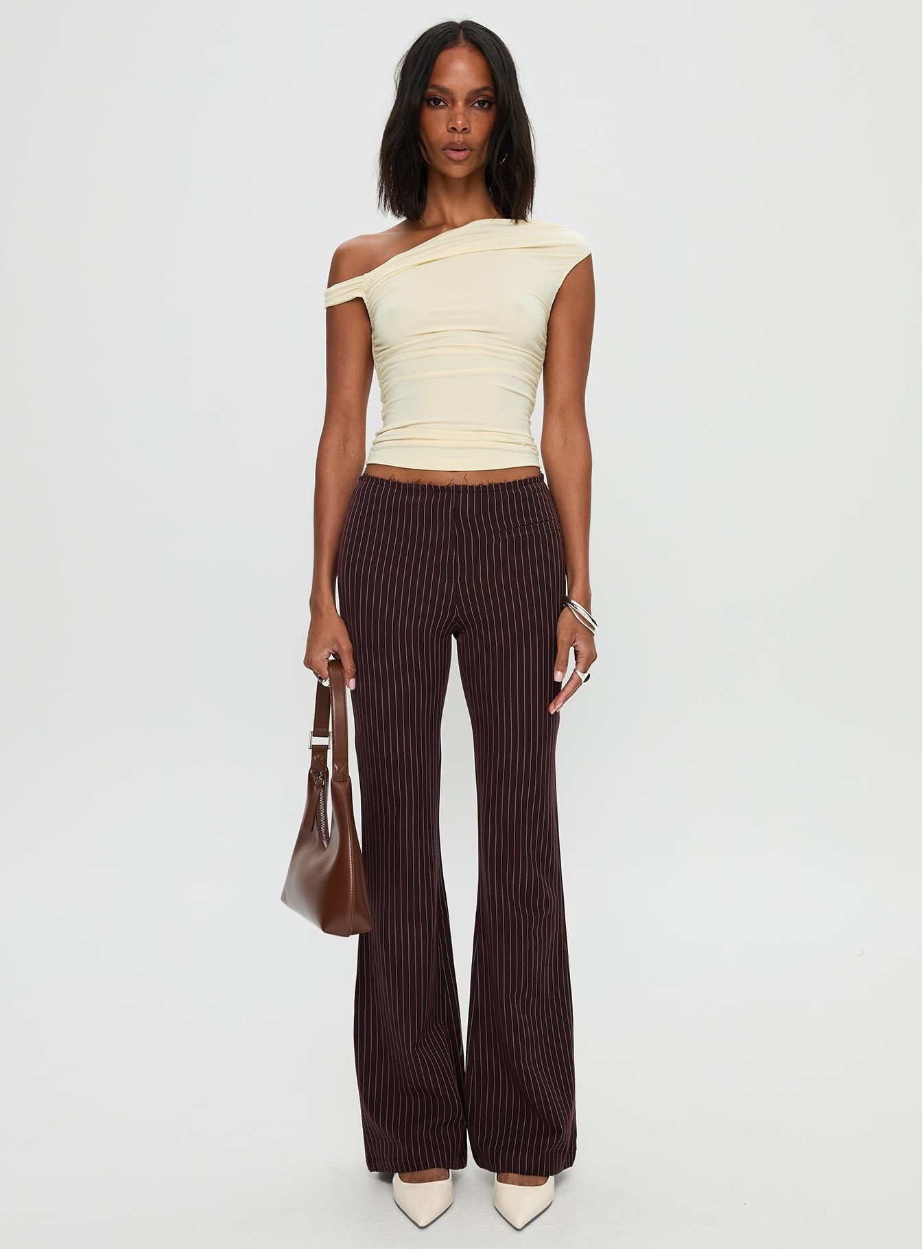Sportia Flare Pants Brown - Image 7