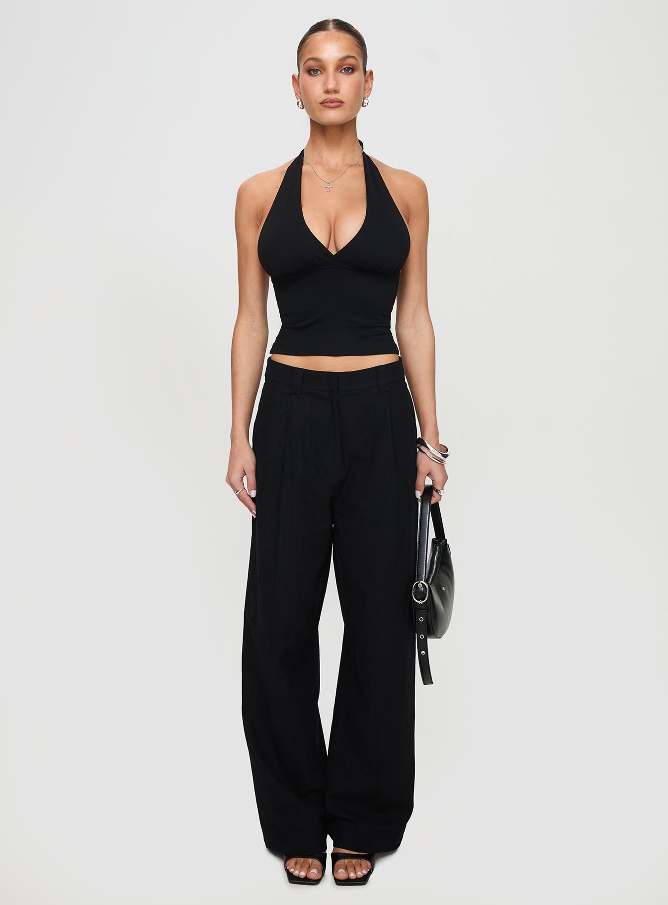 Whimsy Halter Top Black - Image 7