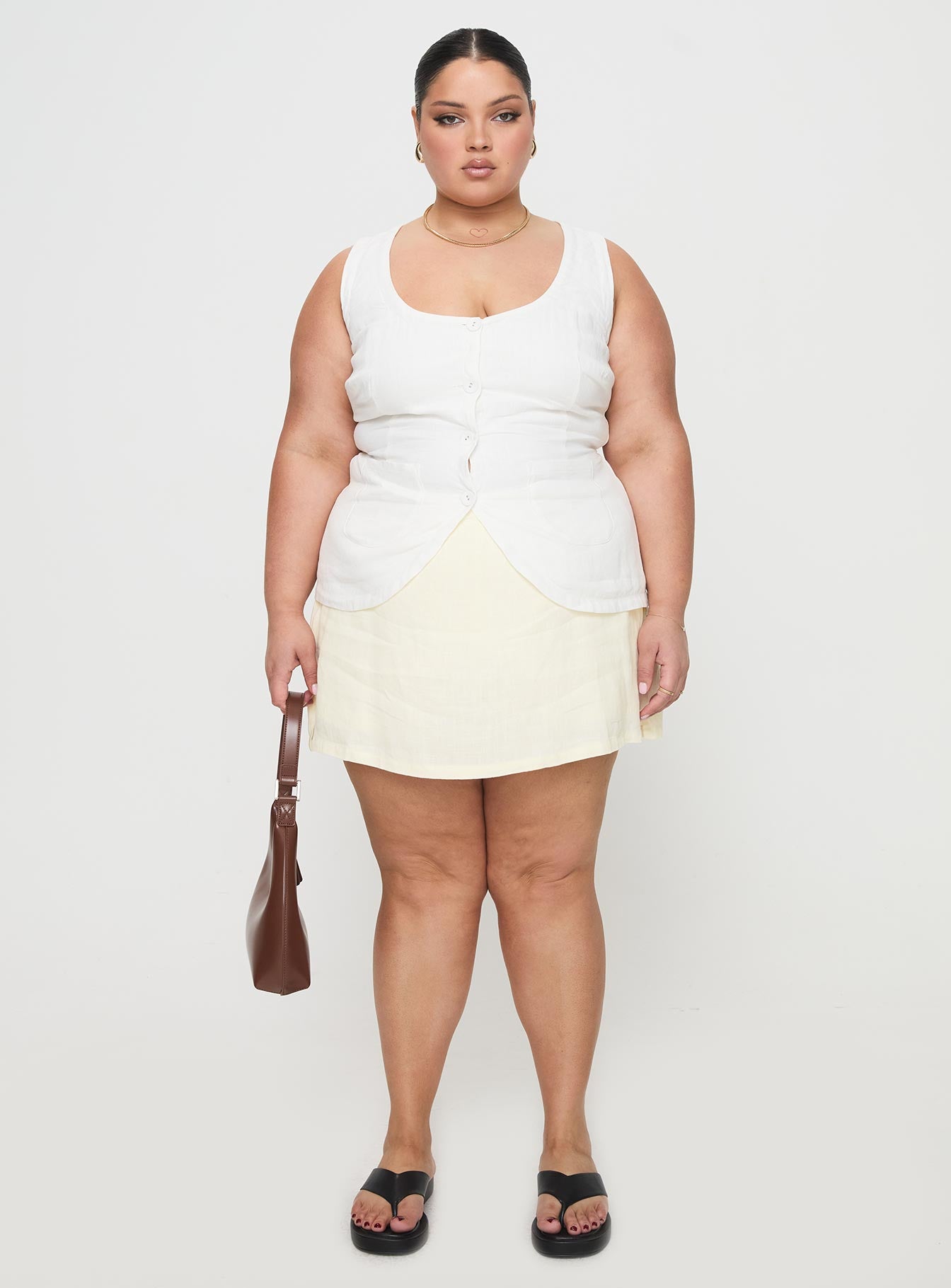 Spirito Vest Top White Curve - Image 7