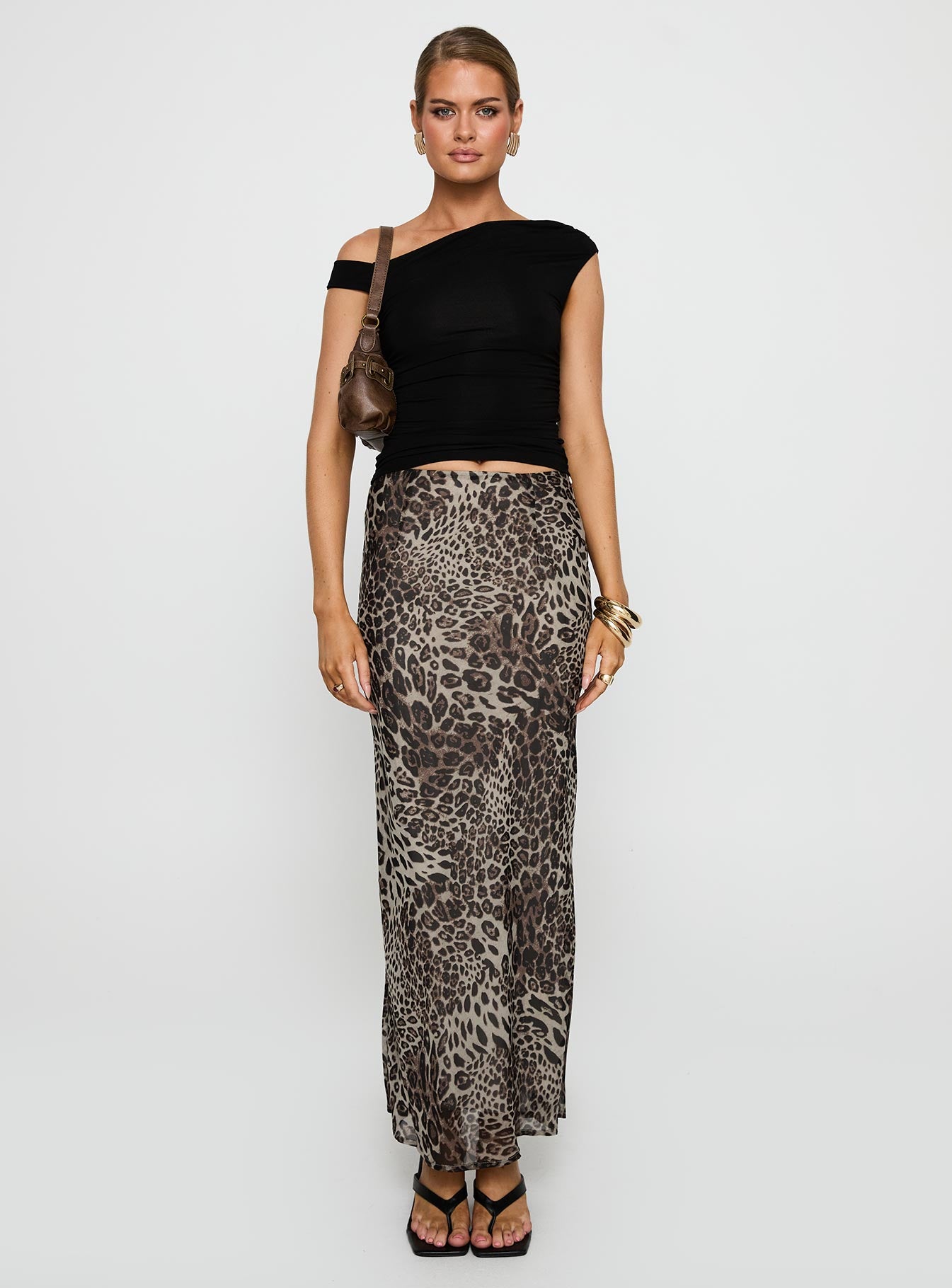 Manda Maxi Skirt Leopard - Image 7