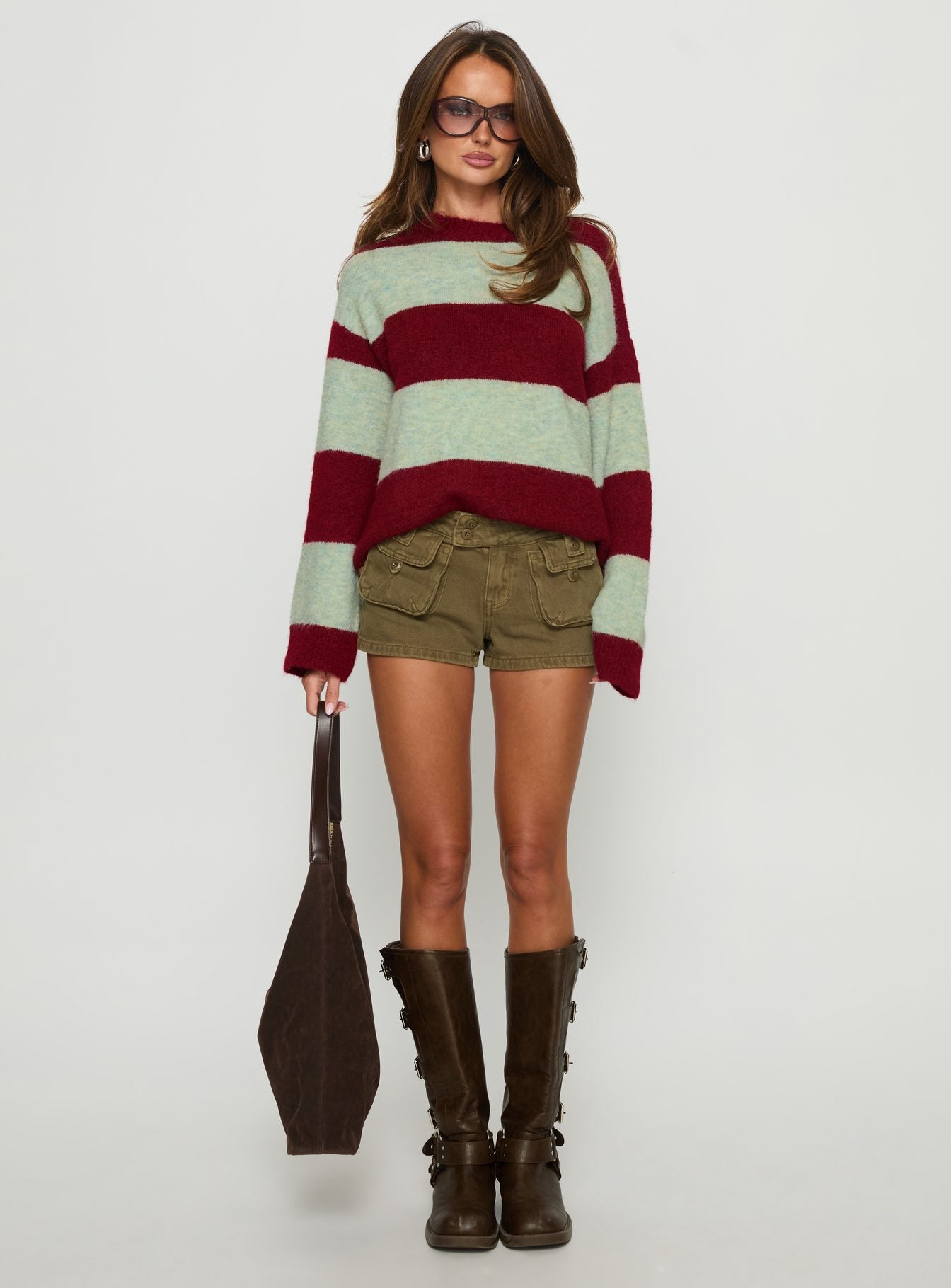 Headphones On Micro Cargo Short Green - Image 6