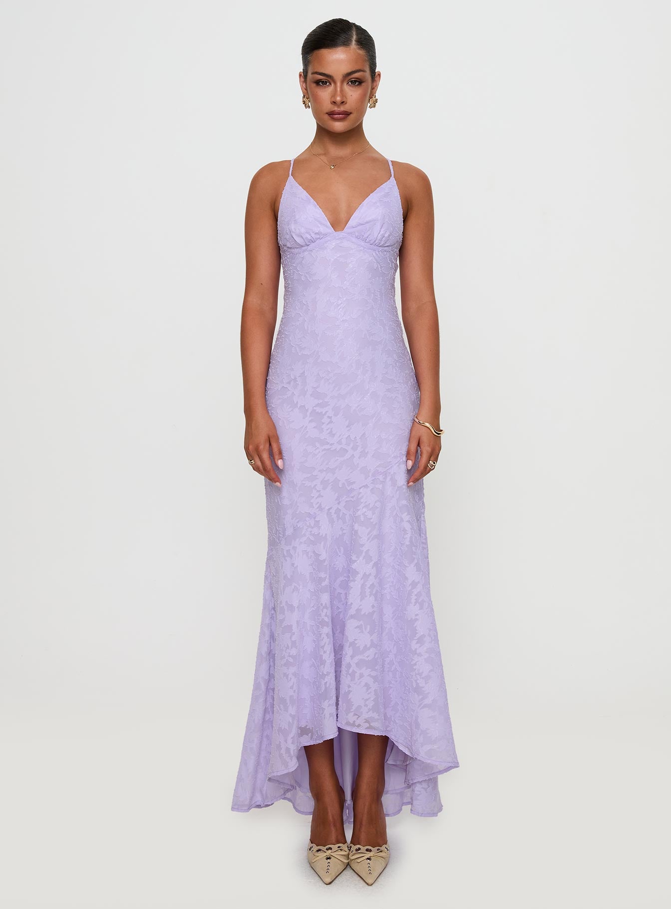 Cyrene Maxi Dress Lilac - Image 7