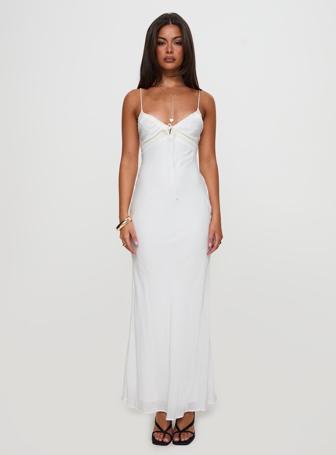 Emily Maxi Dress White - Image 7