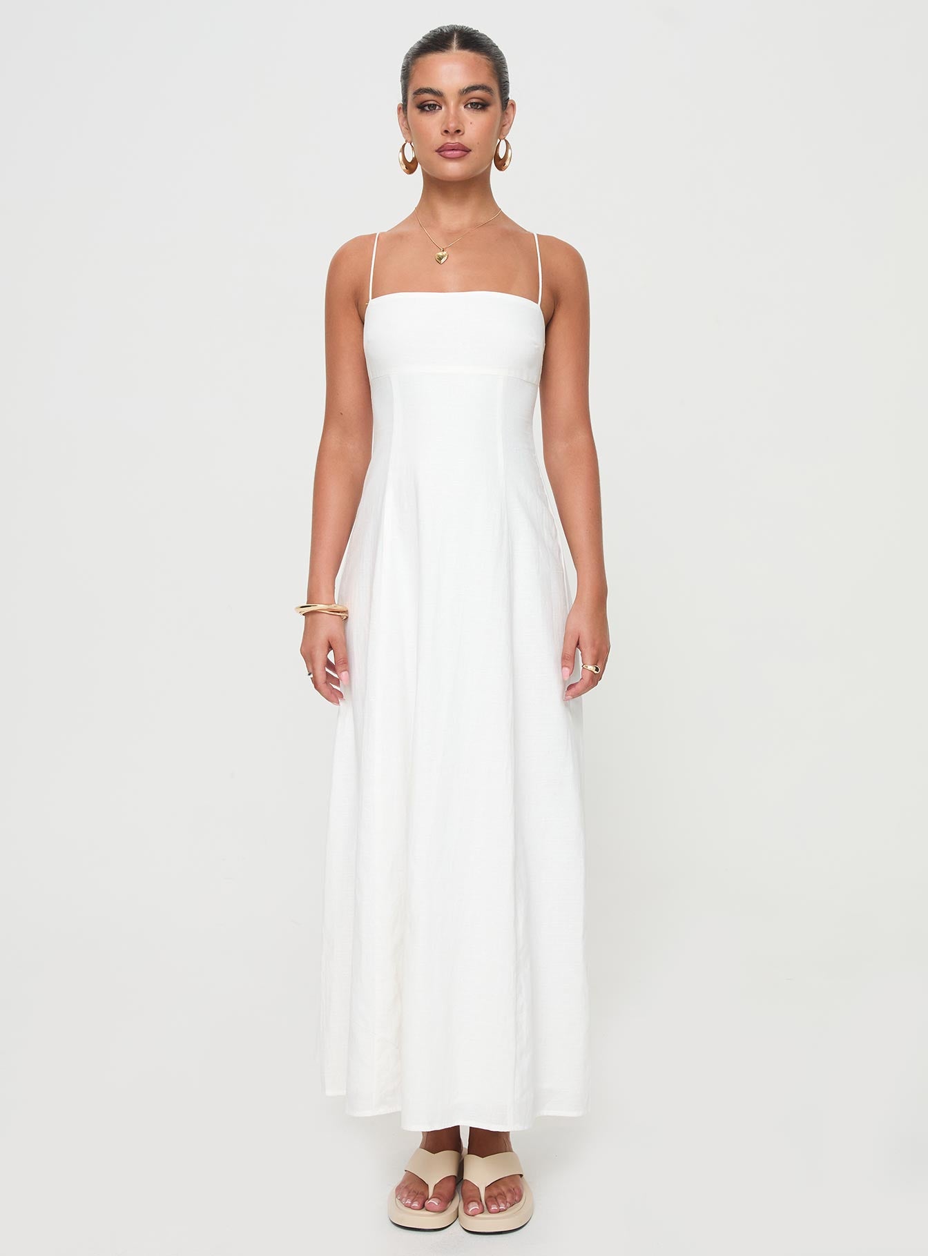Brightwell Maxi Dress White - Image 7
