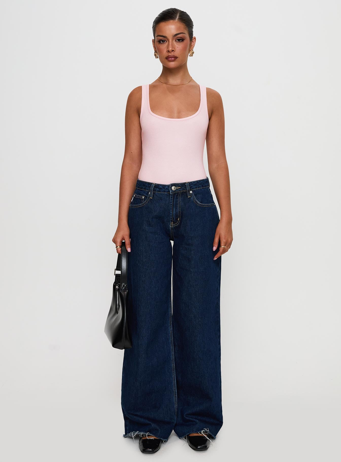 Baseline Rib Bodysuit Pink - Image 8
