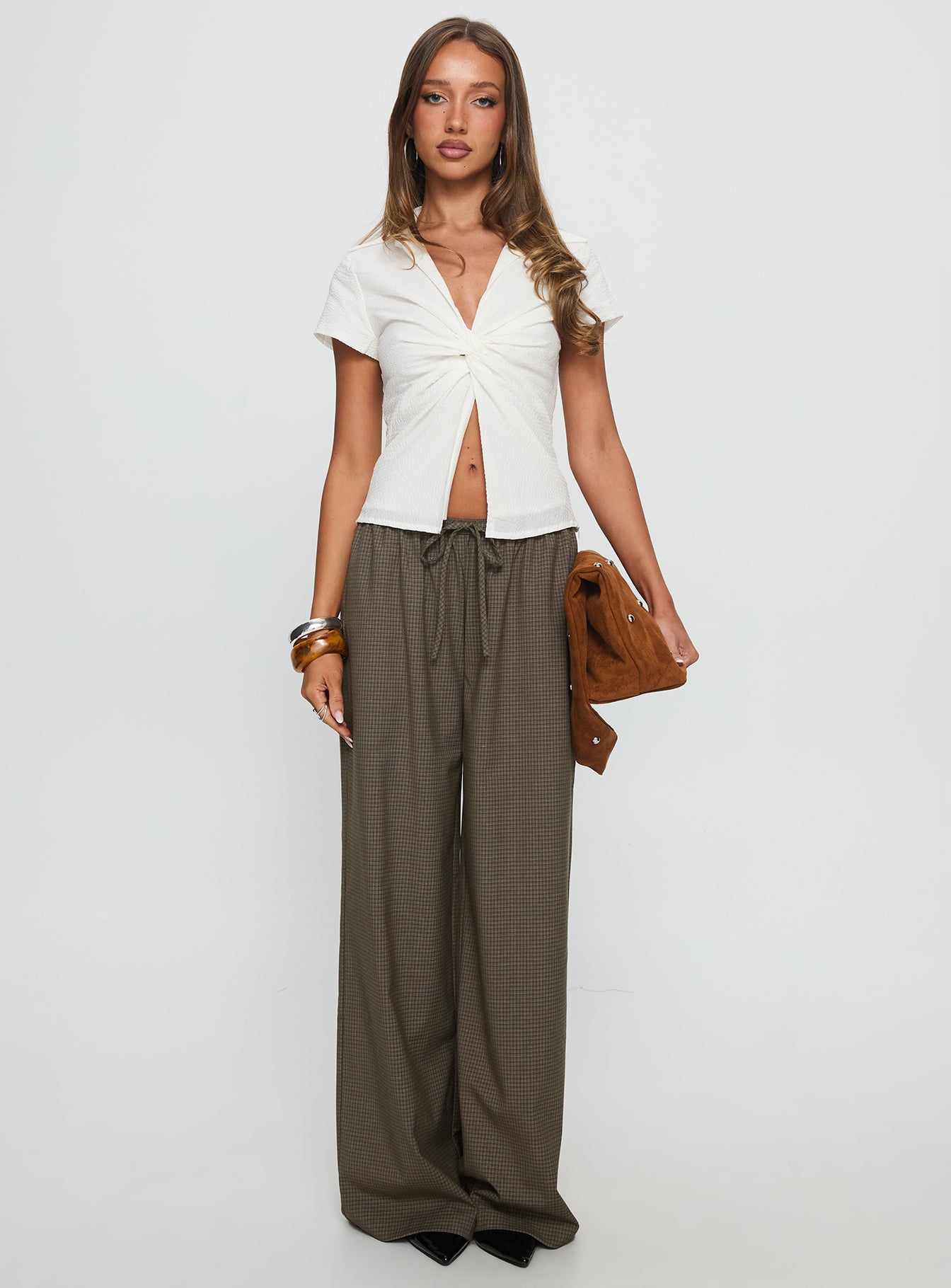Lover Blues Twist Top White - Image 7