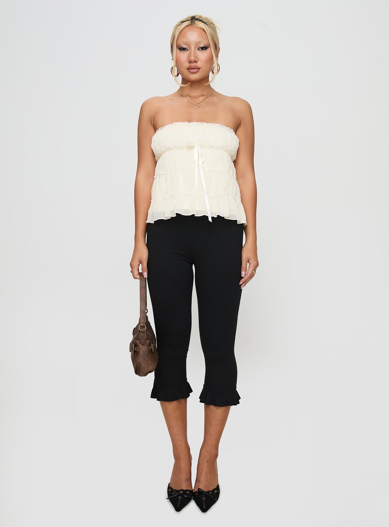 Avelina Strapless Top Cream - Image 7
