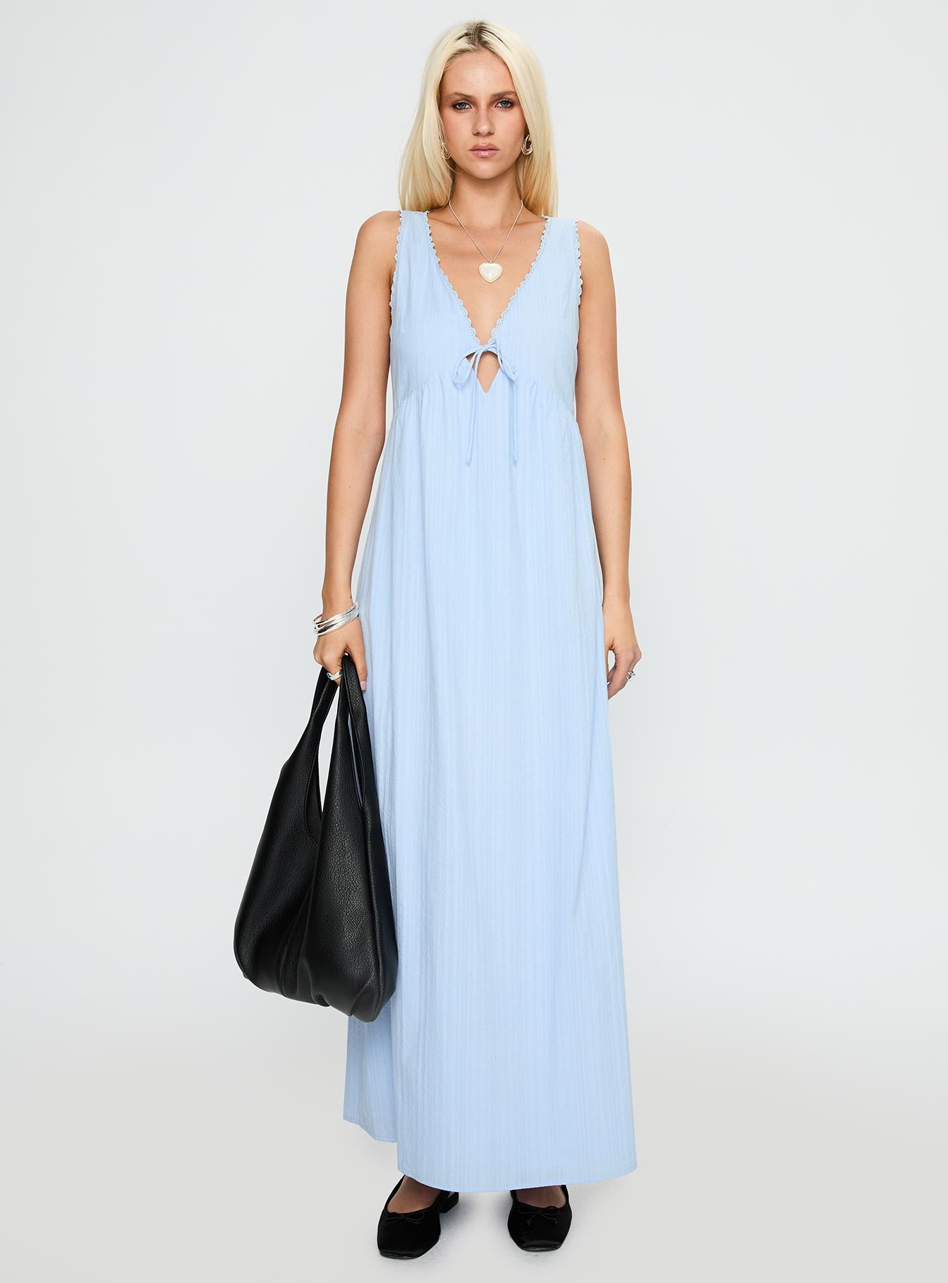 Elyza Maxi Dress Blue - Image 6