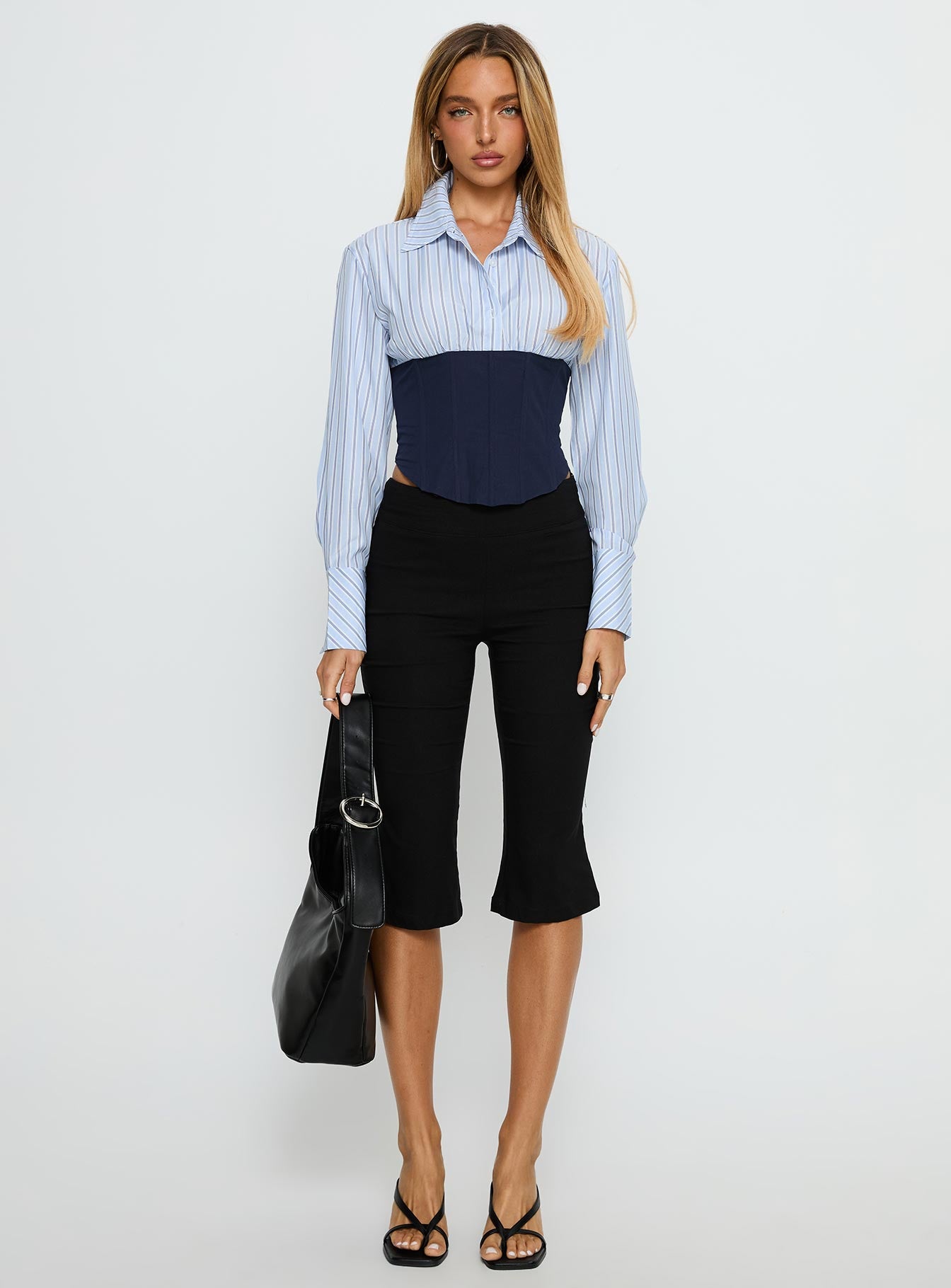 Darvell Corset Shirt Blue - Image 7