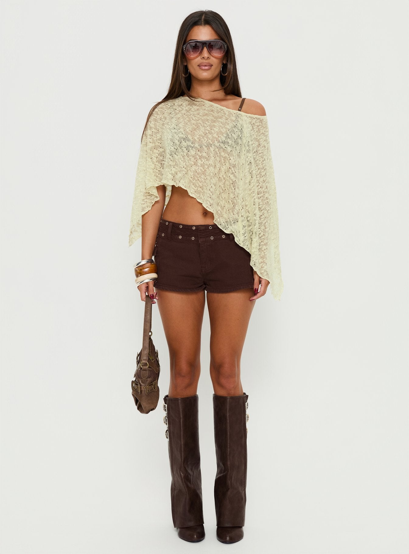 Nelida Sheer Poncho Green - Image 7