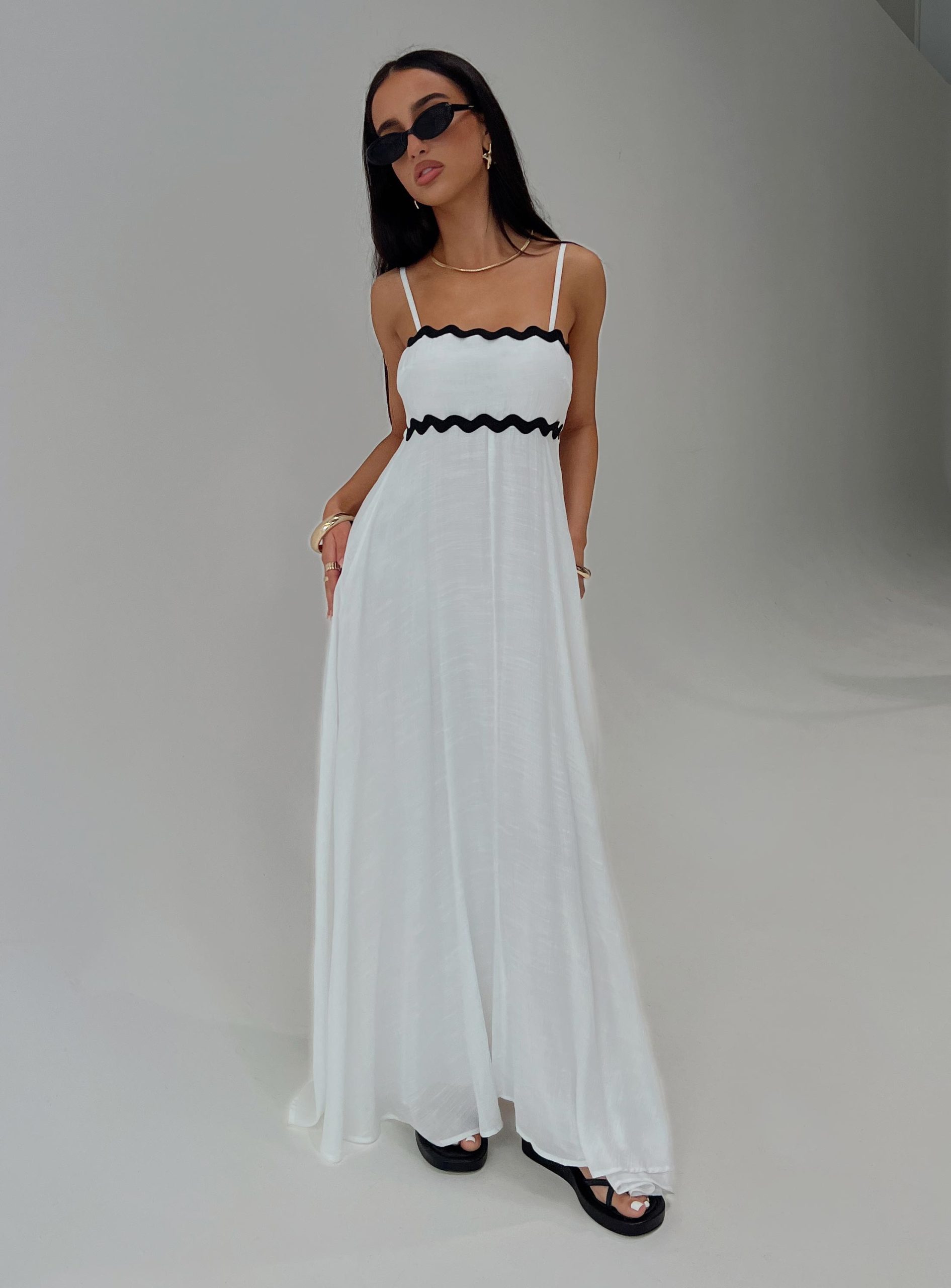 Croxetti Maxi Dress White - Image 8