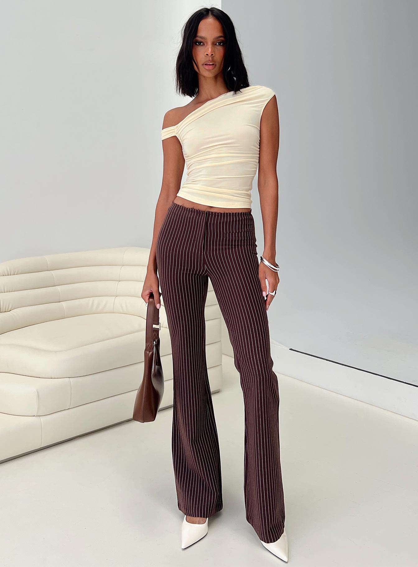 Sportia Flare Pants Brown - Image 8
