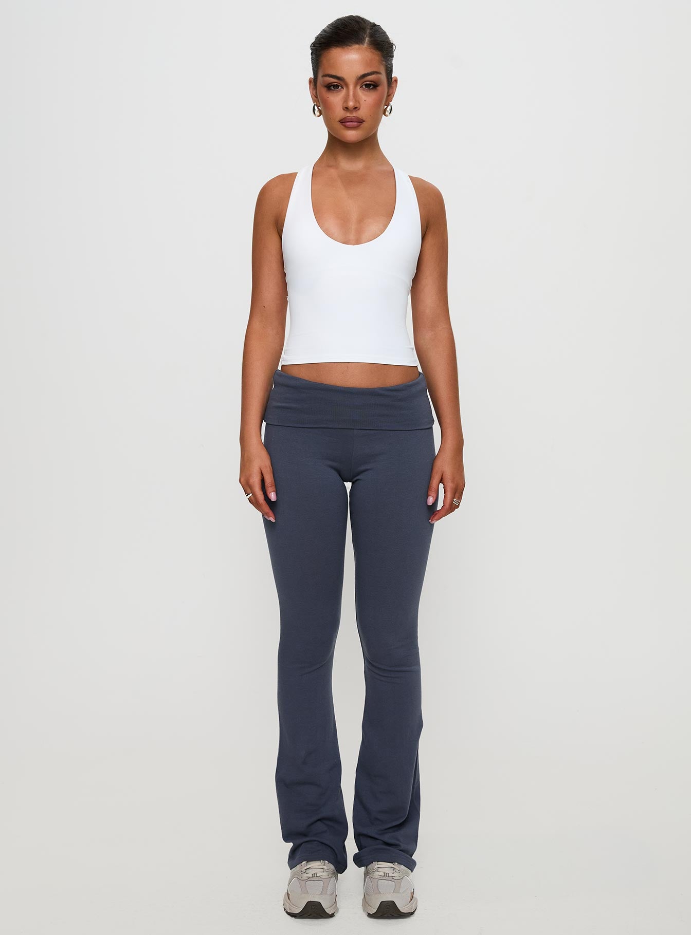 Fast Track Longline Active Tank Top White - Image 8