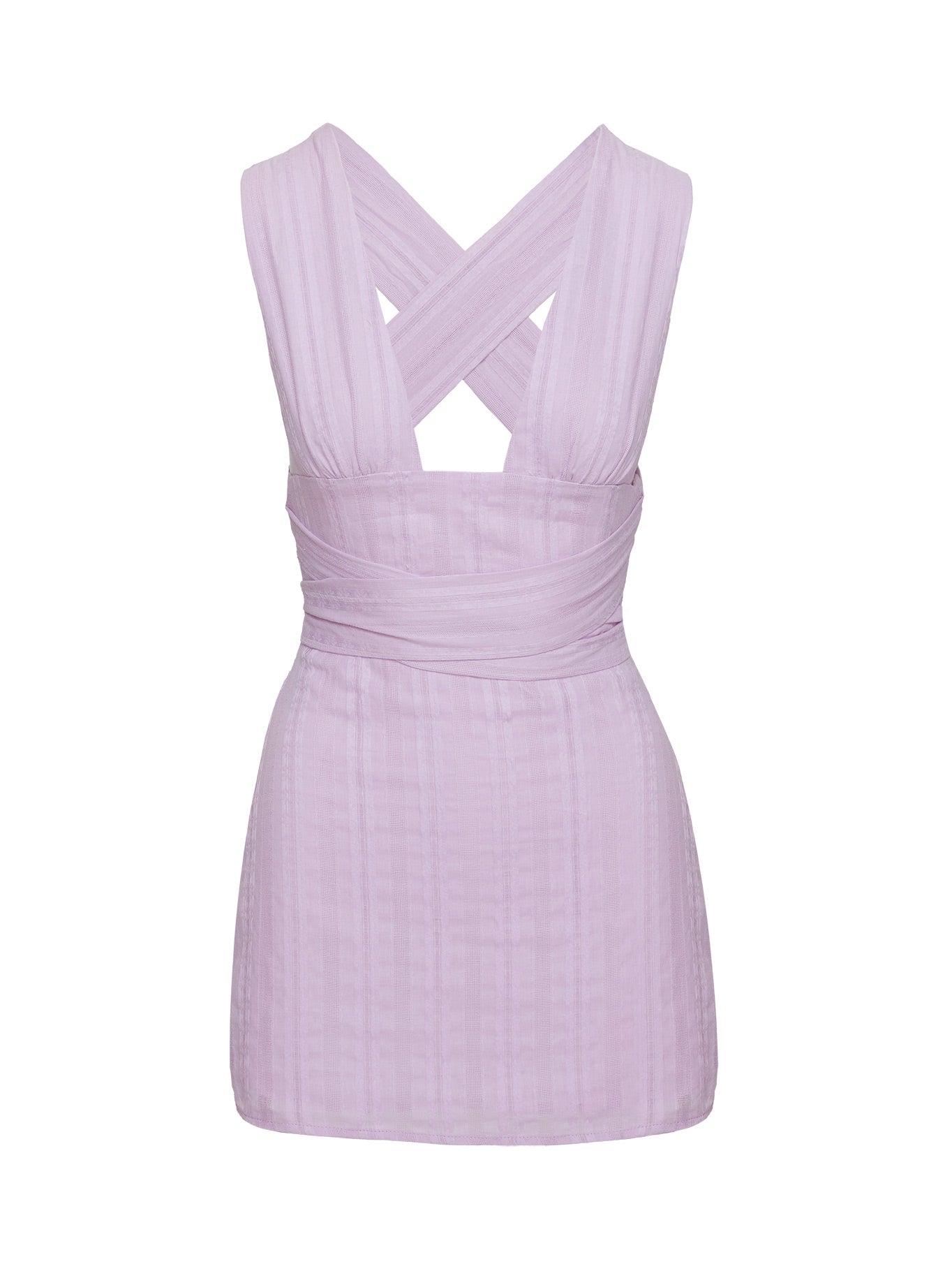 Alsace Mini Dress Lilac - Image 10
