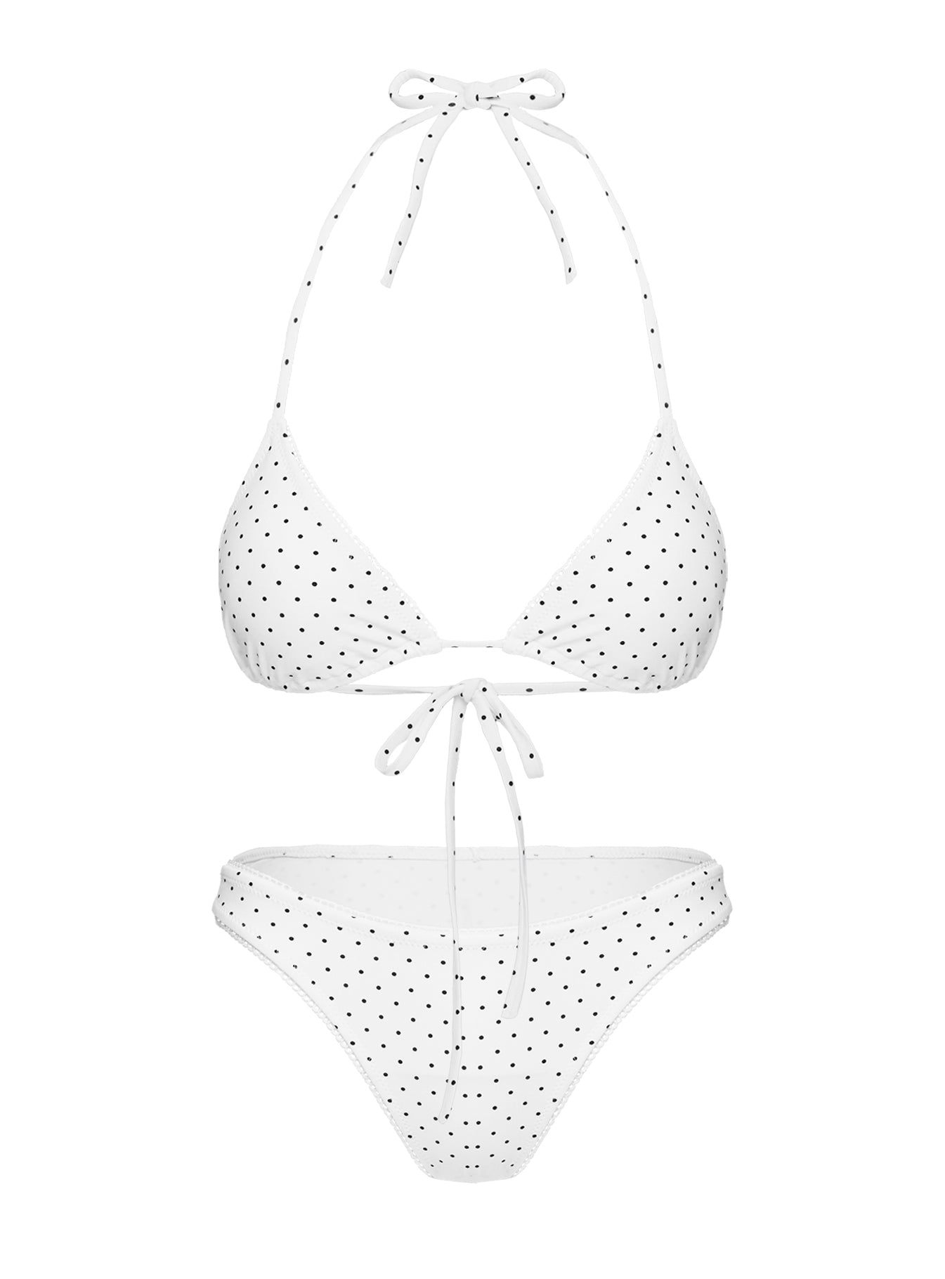 Appeal Bikini Bottoms White Black - Image 5