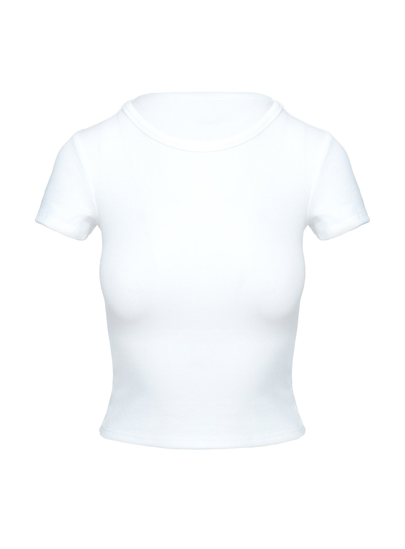 Baseline Scoop Rib Tee White - Image 11