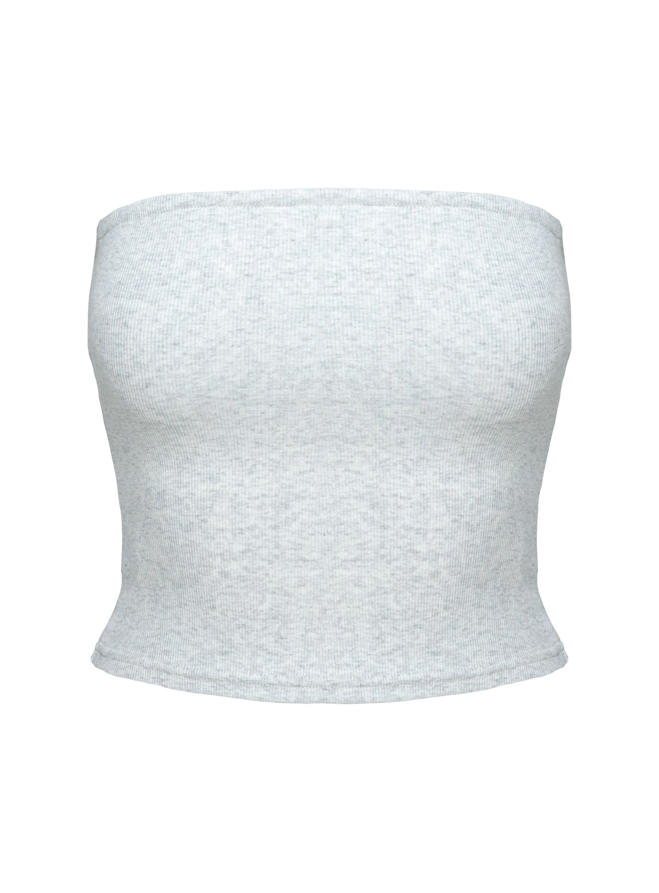 Baseline Strapless Rib Top Grey - Image 10