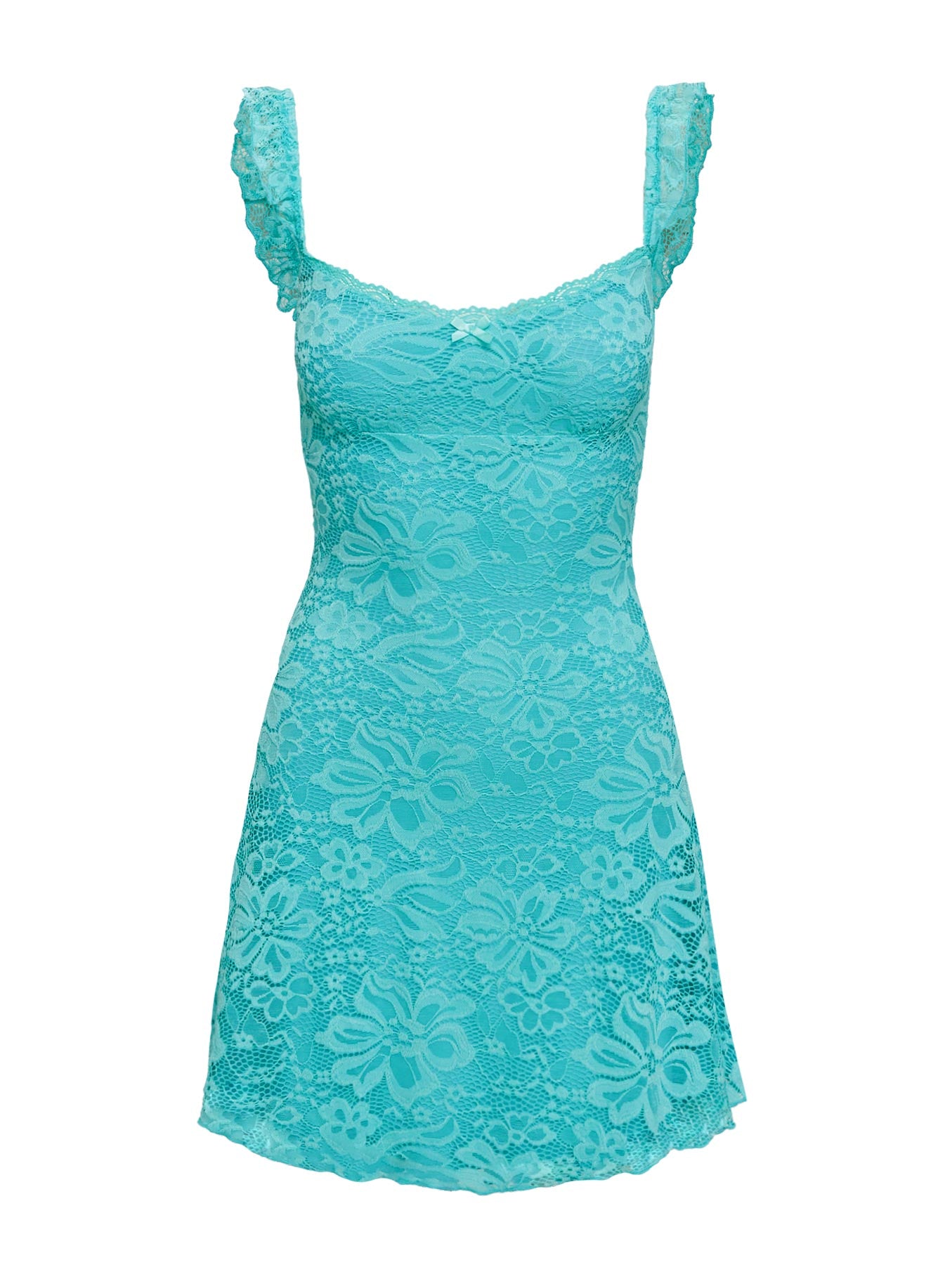 Beacall Mini Dress Aqua - Image 5