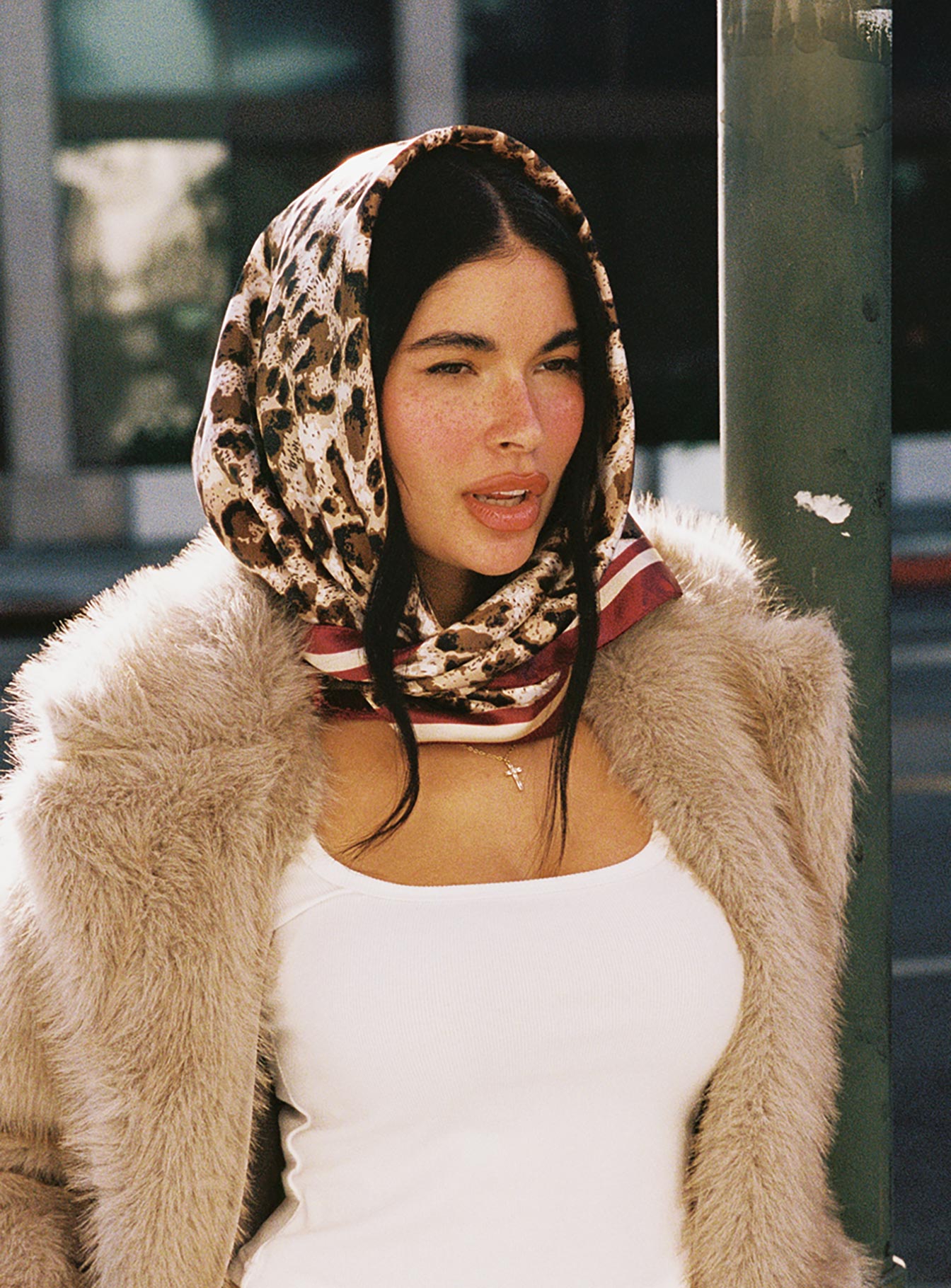 Cool Girl Scarf Leopard - Image 7