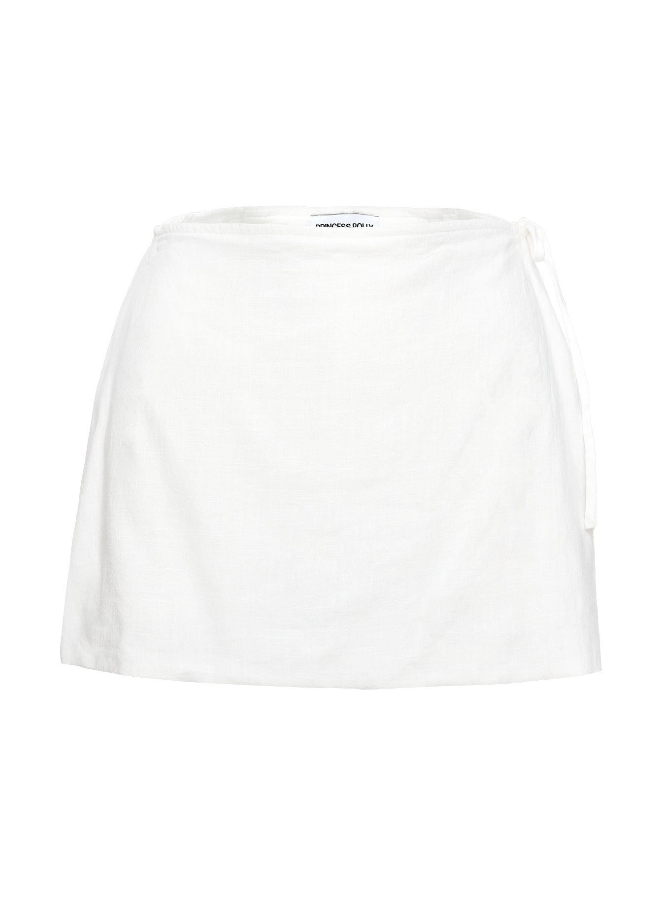 Gulliver Tie Side Mini Skort White Petite - Image 5