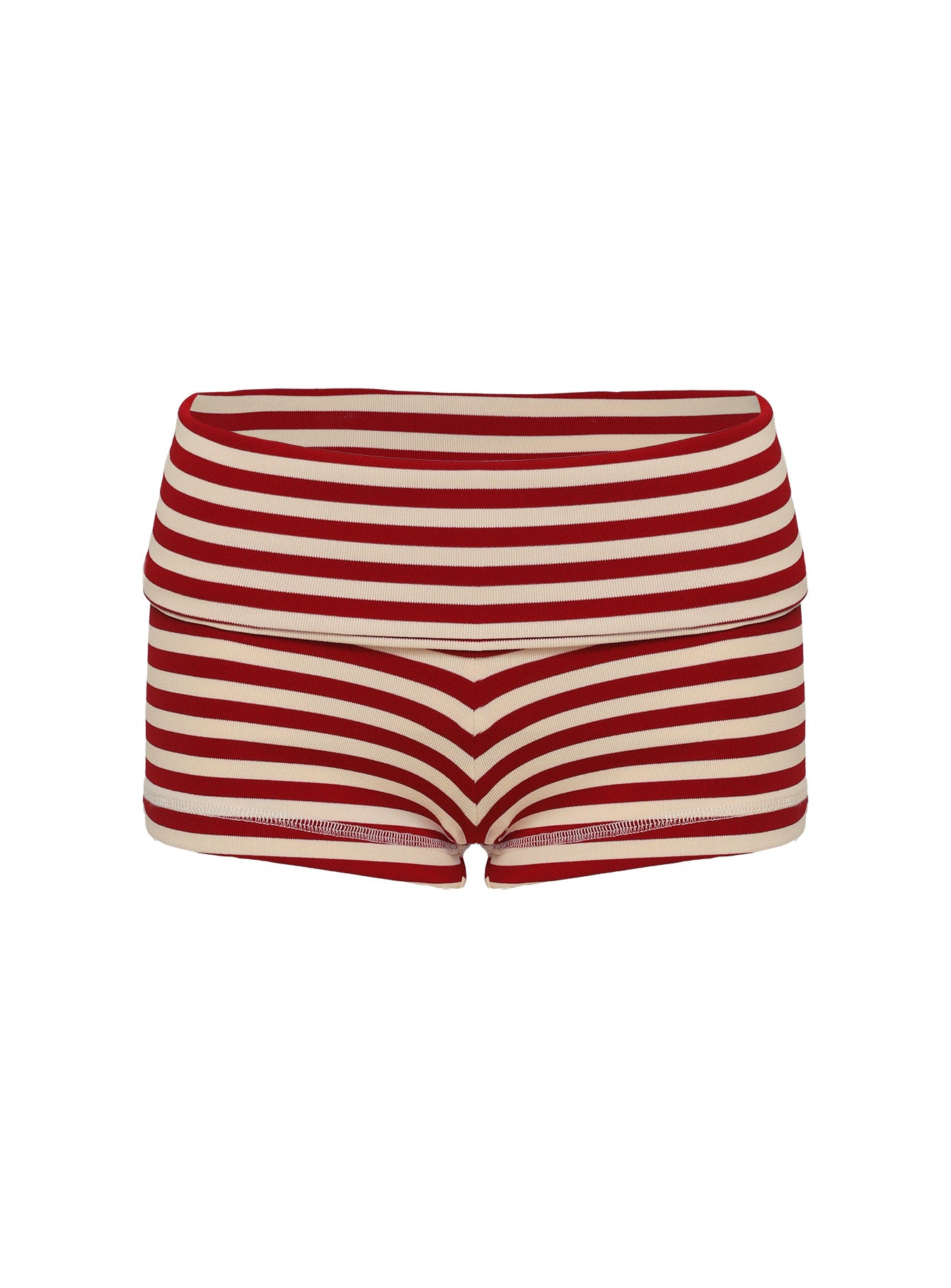 Miztaray Shorts Red Cream Stripe - Image 9
