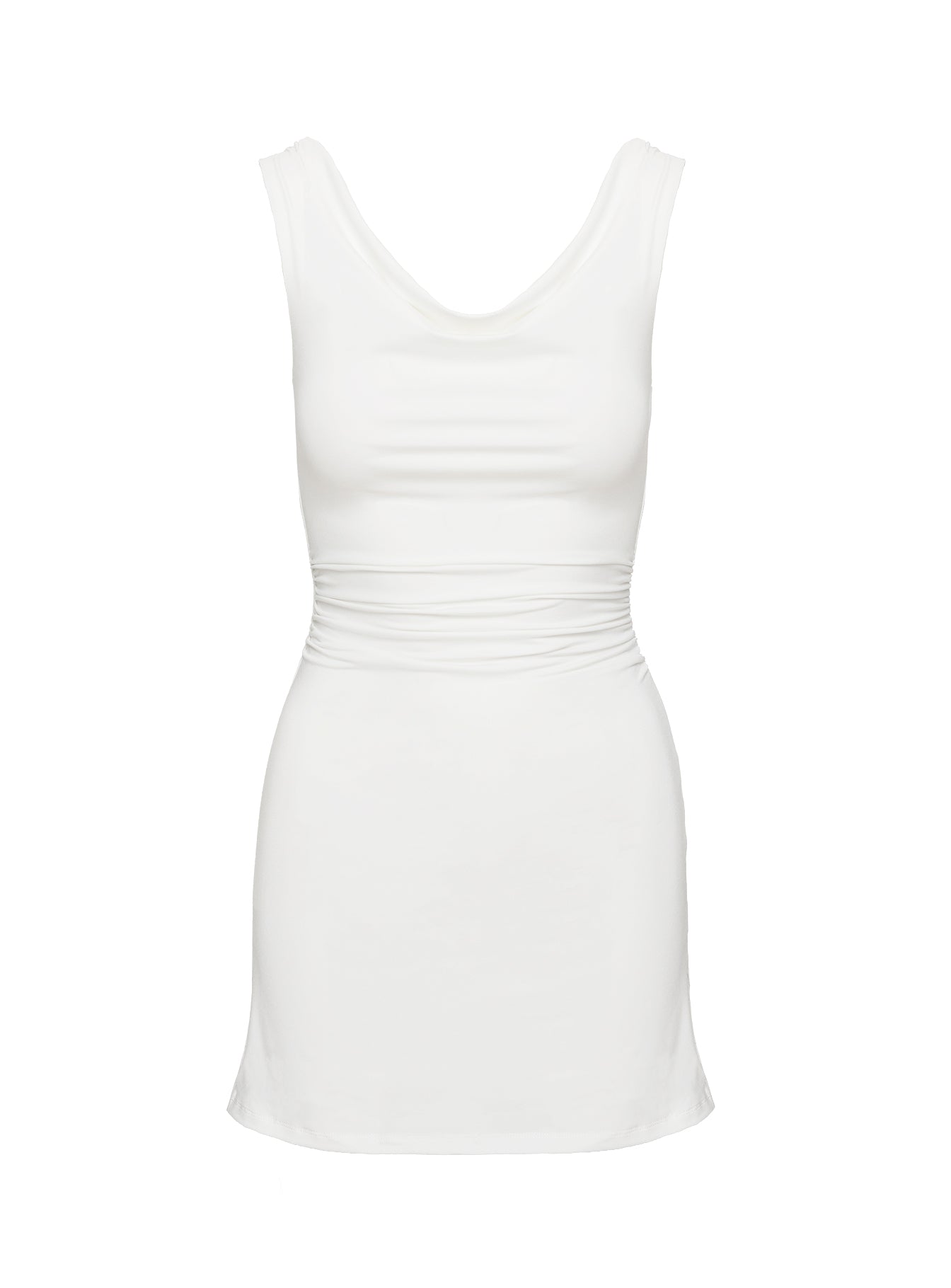 Renault Mini Dress White - Image 11