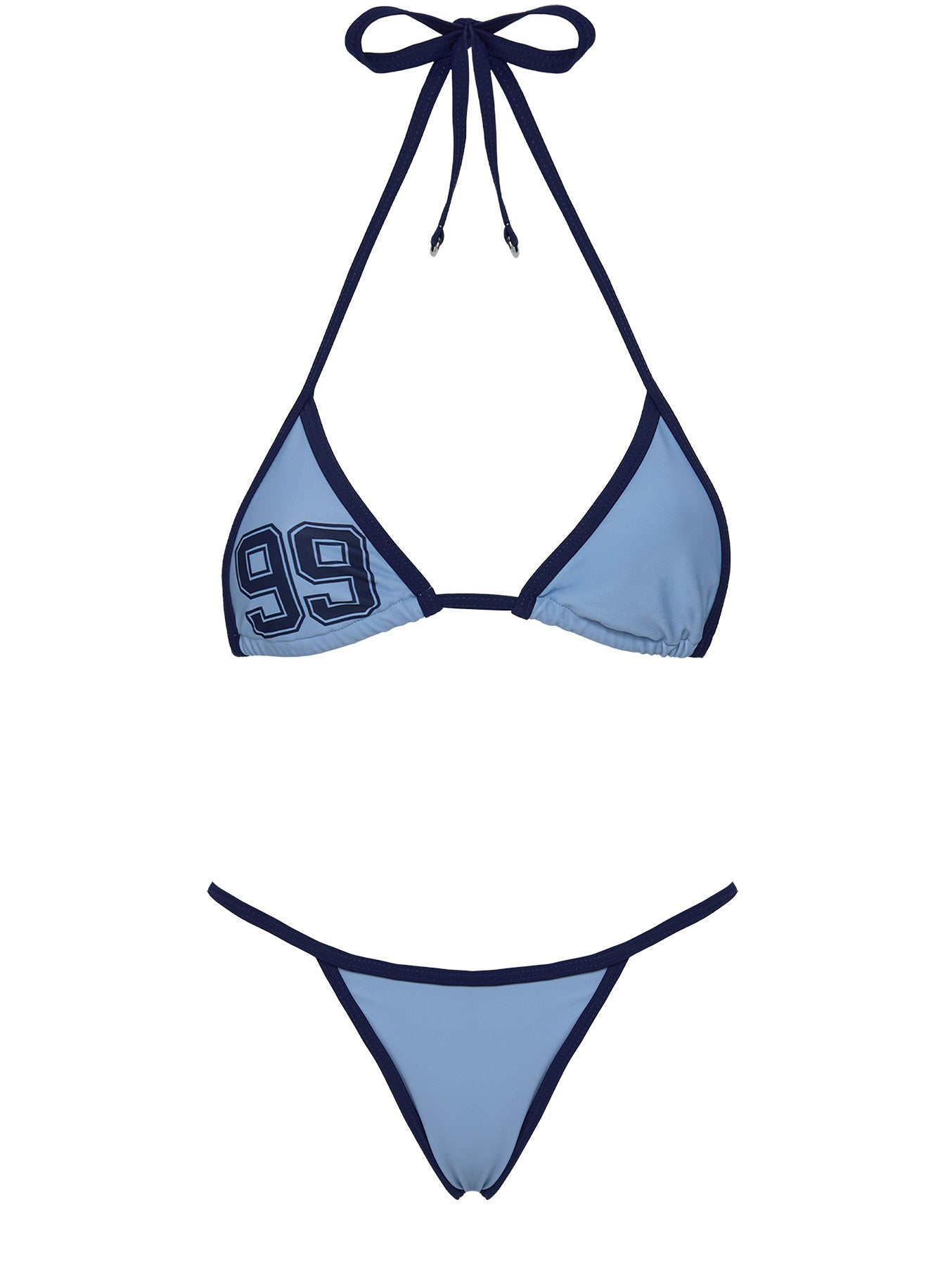 Beasley Cheeky Bikini Bottoms Blue - Image 5