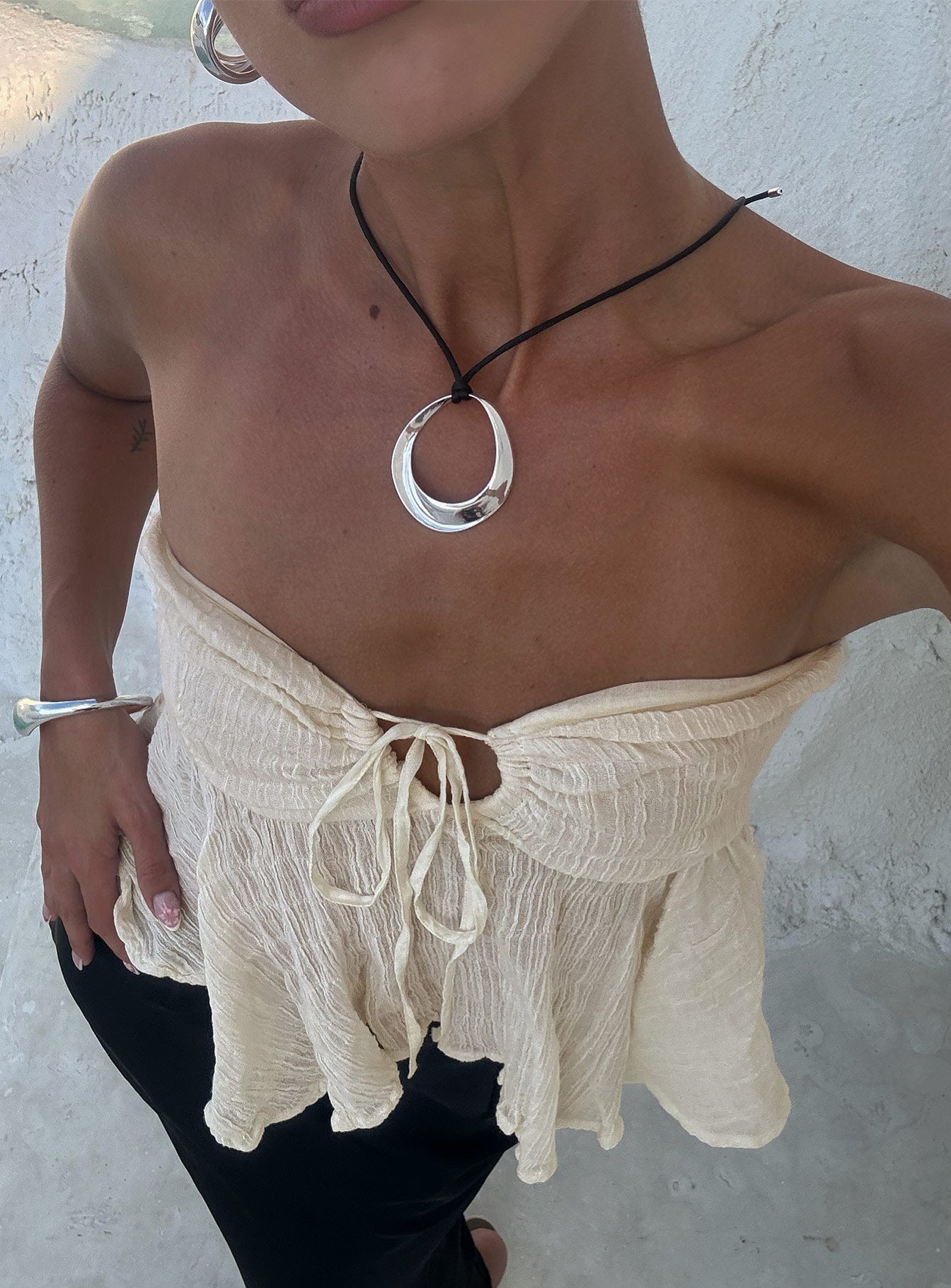 Zakai Necklace Silver - Image 4