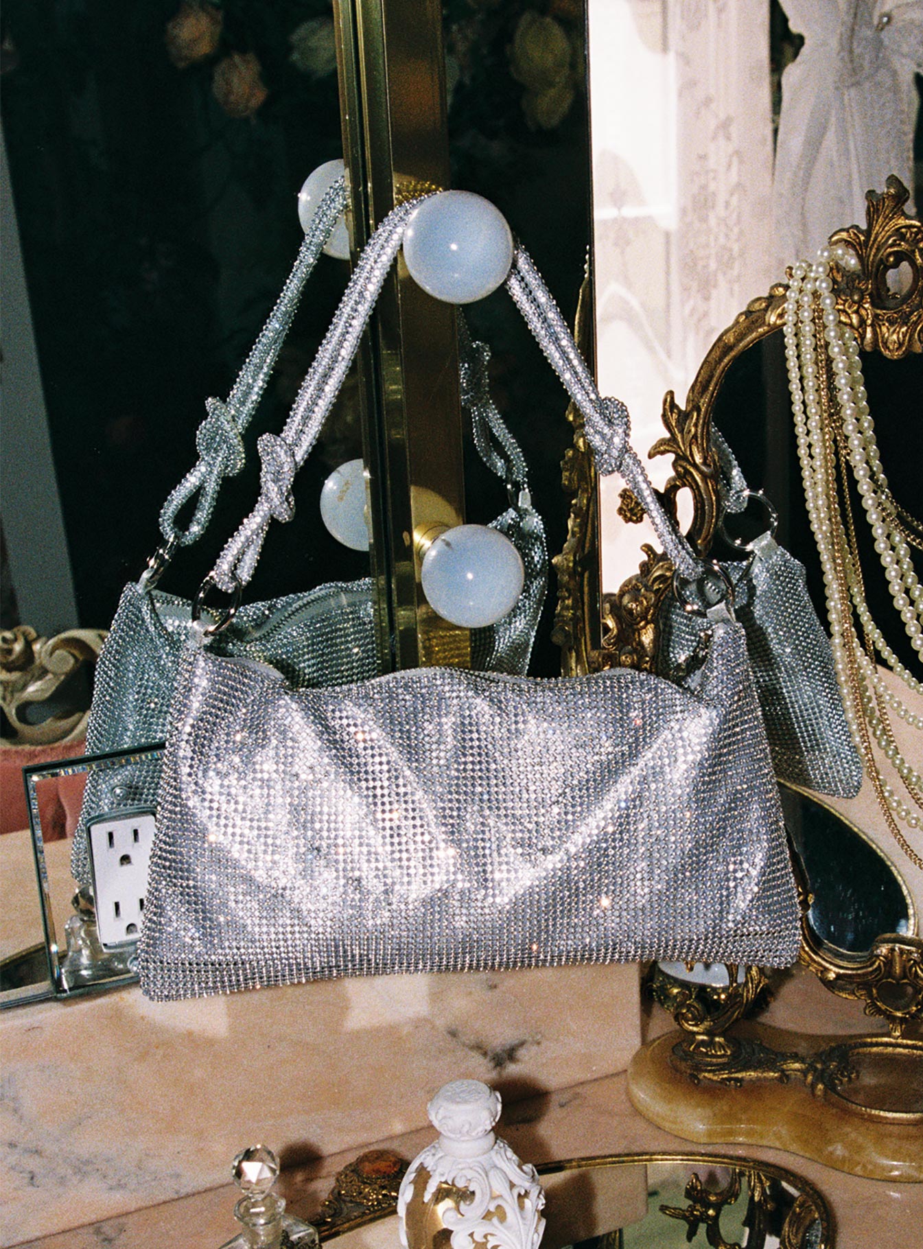 Penelopy Shimmer Bag Silver - Image 6